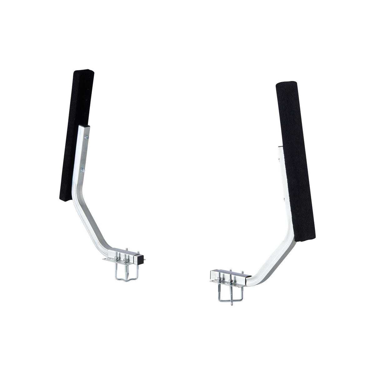 Boat Trailer Guides, 1.2 in Adjustable Width Trailers Guide, 2PCS High-Hardness Steel Trailer Guide-Ons with Thick Support Pads, Fits L-Beam, Box or C-Channel Bunk-Style Pontoon Trailers