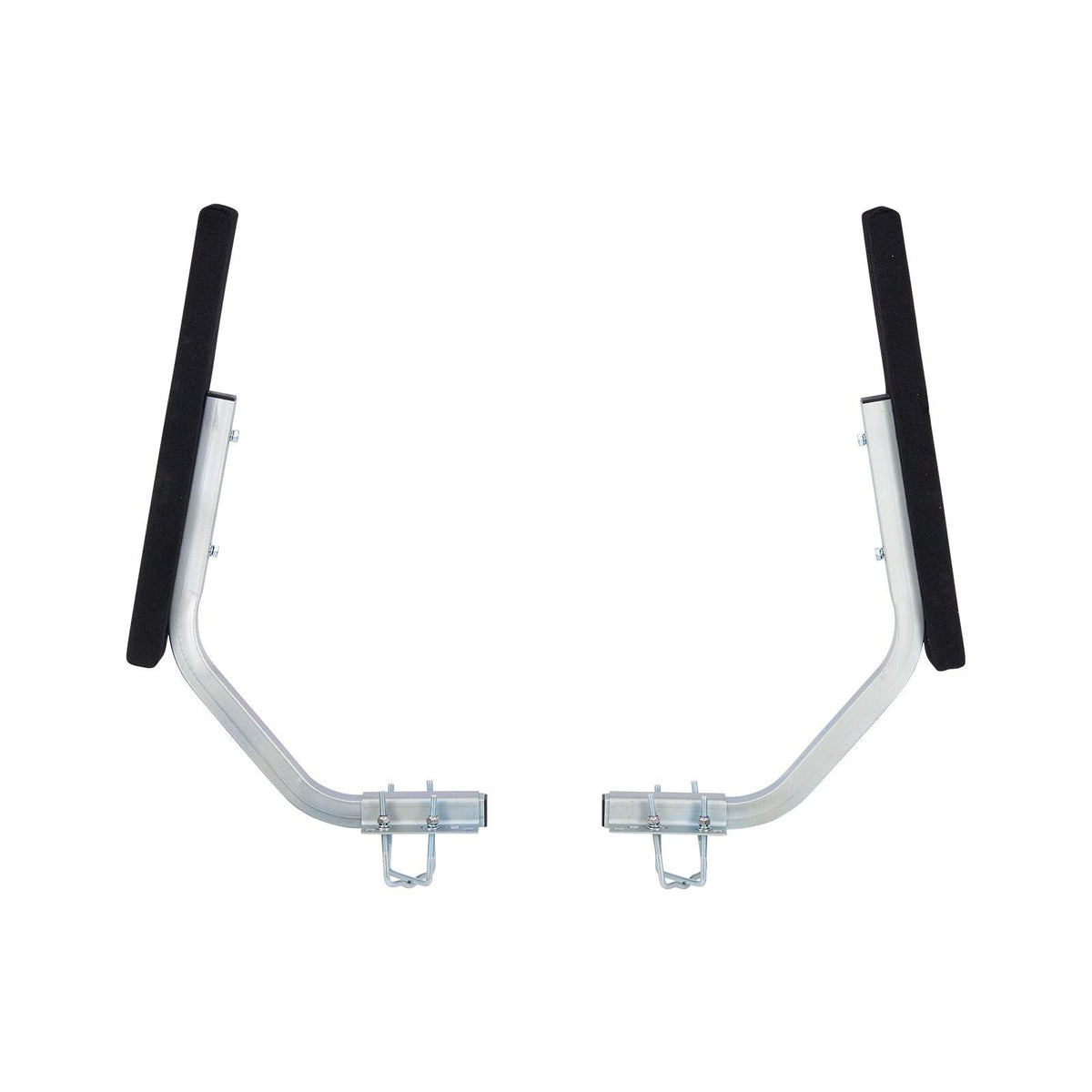 Boat Trailer Guides, 1.2 in Adjustable Width Trailers Guide, 2PCS High-Hardness Steel Trailer Guide-Ons with Thick Support Pads, Fits L-Beam, Box or C-Channel Bunk-Style Pontoon Trailers