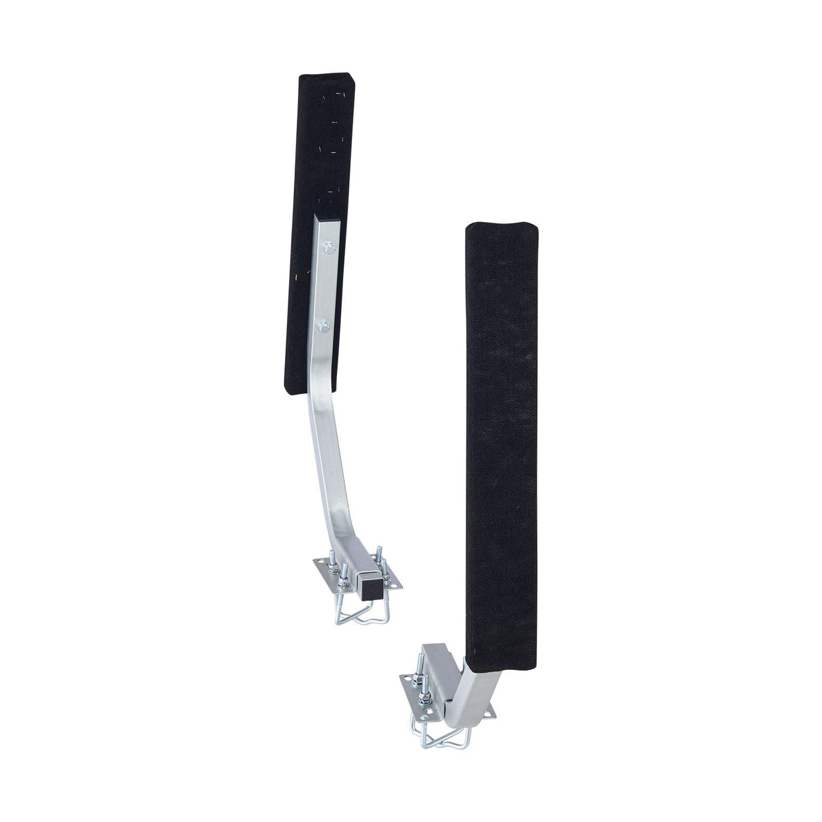Boat Trailer Guides, 1.2 in Adjustable Width Trailers Guide, 2PCS High-Hardness Steel Trailer Guide-Ons with Thick Support Pads, Fits L-Beam, Box or C-Channel Bunk-Style Pontoon Trailers