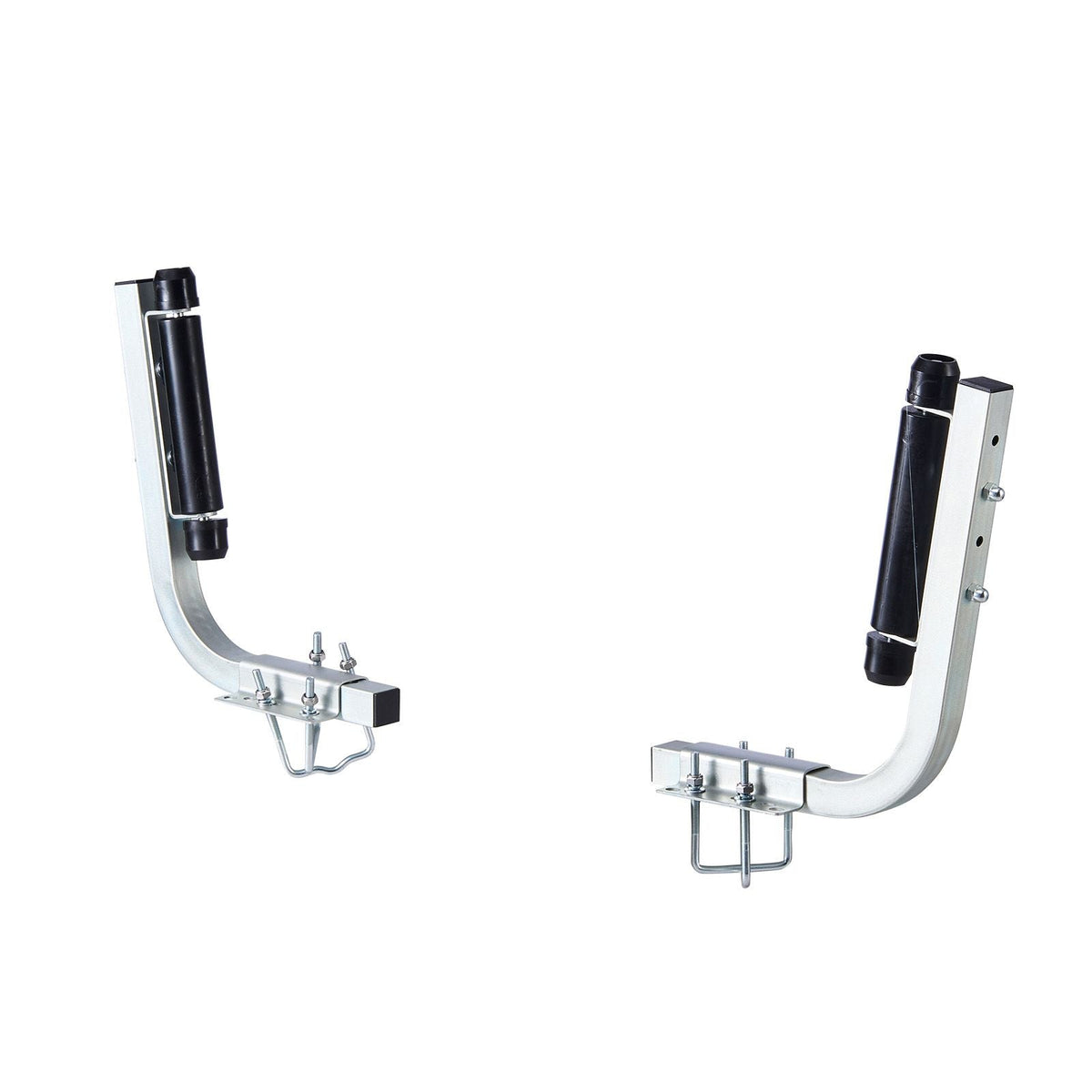 Boat Trailer Guides, 18.5 in/20.5 in Height Adjustable Trailers Guide, 2PCS Thickened High-Duty Steel Trailer Guide-Ons with Smooth Roller Guidance, for V-Hull Boats, Small to Mid-Size Boats