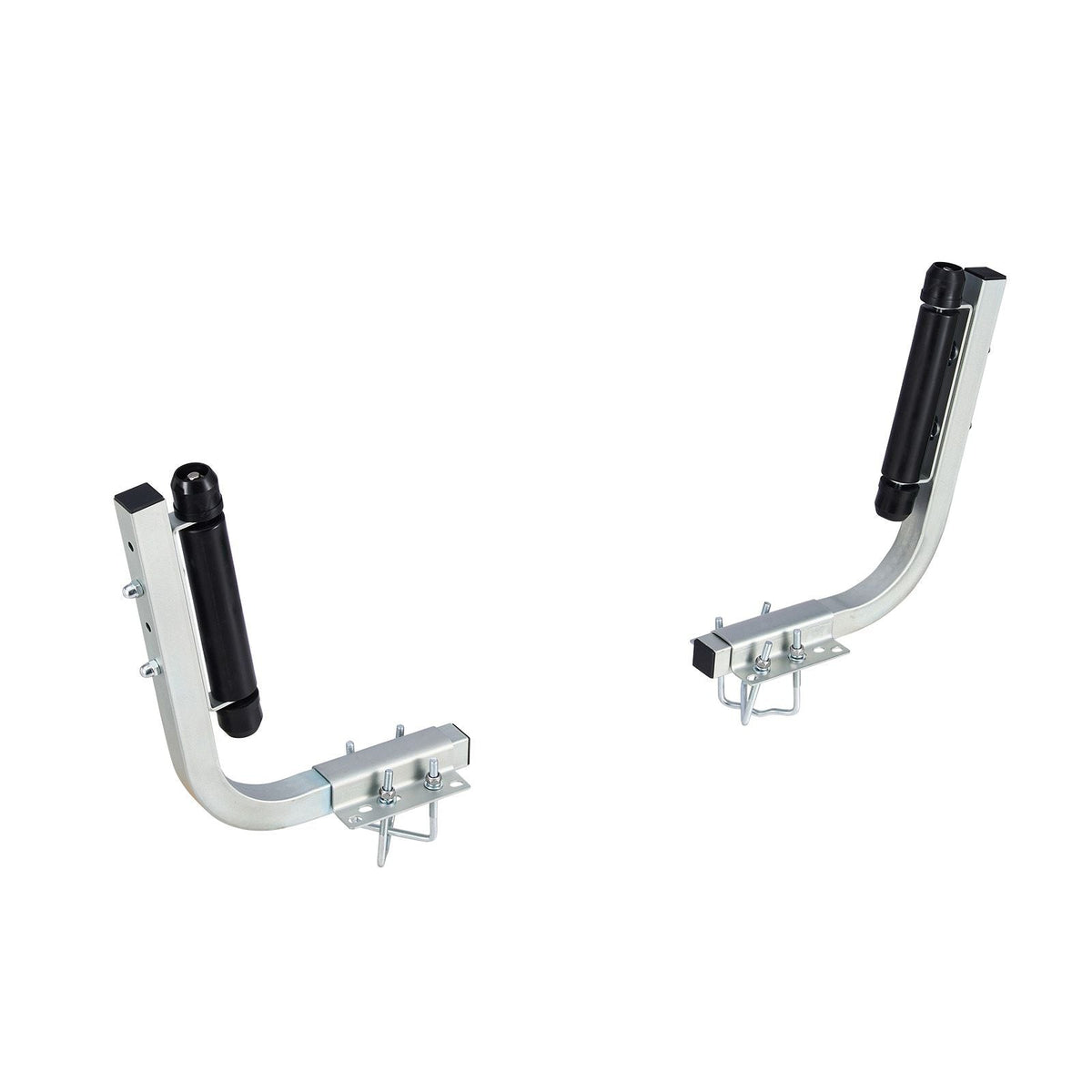 Boat Trailer Guides, 18.5 in/20.5 in Height Adjustable Trailers Guide, 2PCS Thickened High-Duty Steel Trailer Guide-Ons with Smooth Roller Guidance, for V-Hull Boats, Small to Mid-Size Boats