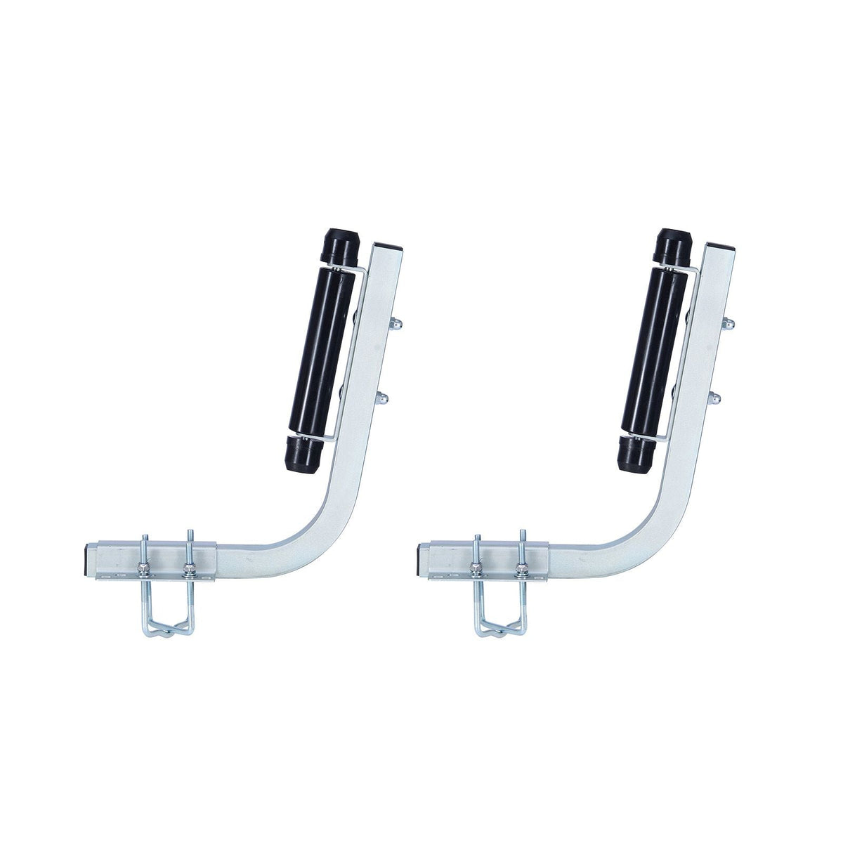 Boat Trailer Guides, 18.5 in/20.5 in Height Adjustable Trailers Guide, 2PCS Thickened High-Duty Steel Trailer Guide-Ons with Smooth Roller Guidance, for V-Hull Boats, Small to Mid-Size Boats