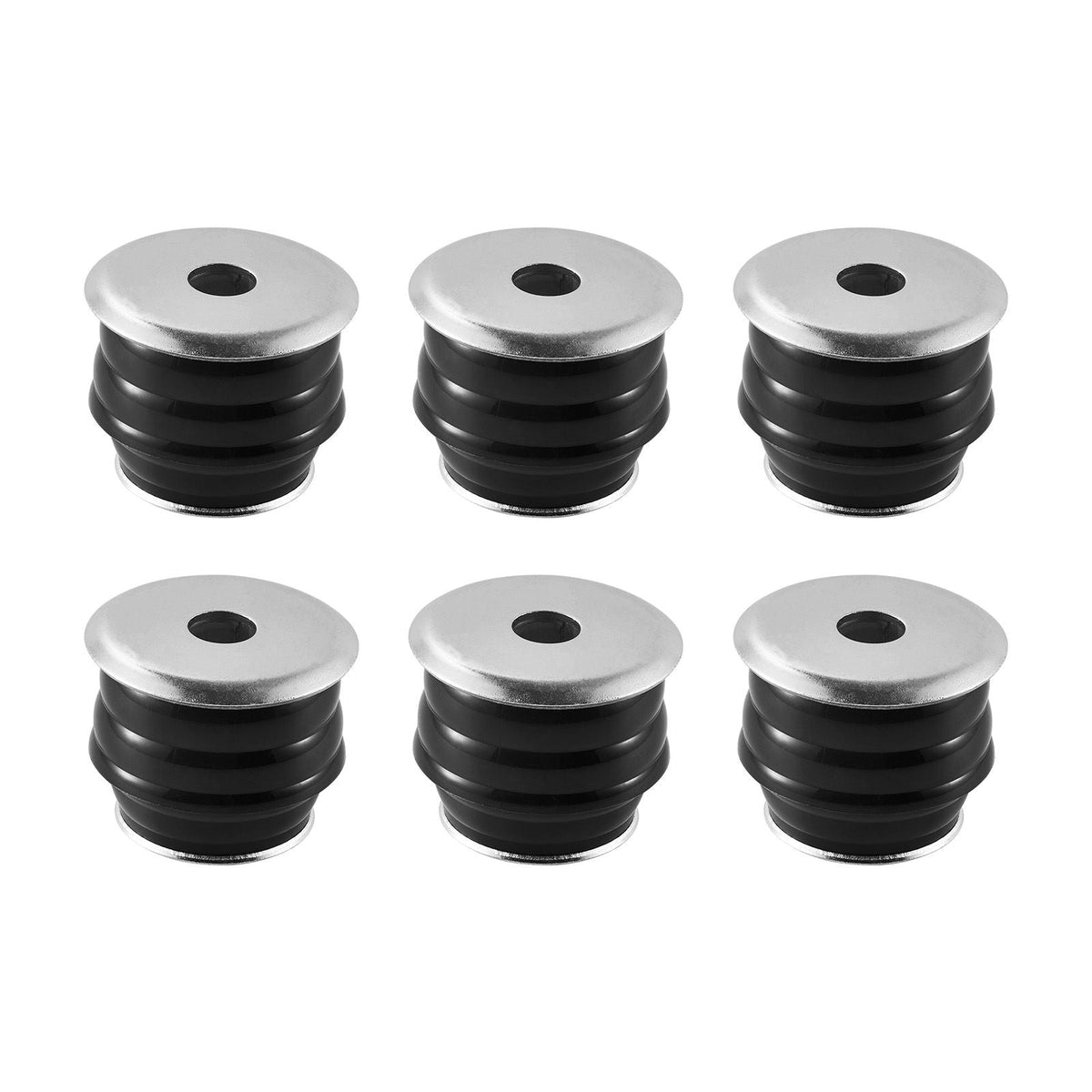 Body Mount Bushing Kit, Compatible with 2008-2016 F250 F350 Super Duty, 60 PCS Polyurethane Body Mount Kit, Quick Replacement, Durable Components for Improving Bumpy Driving Performance, Black