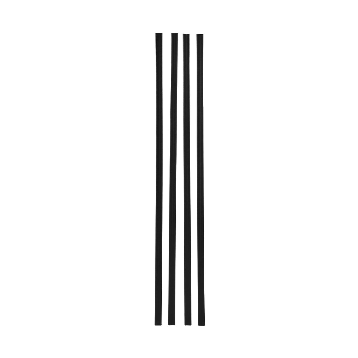Bottom Locking Privacy Slats, Double-Wall Vertical Bottom-Locking Slats for Chain-Link Fence, High-Density HDPE Chain Link Slats Ideally Fit 6' High Fence for Garden, Farm, Sports Field(Black)