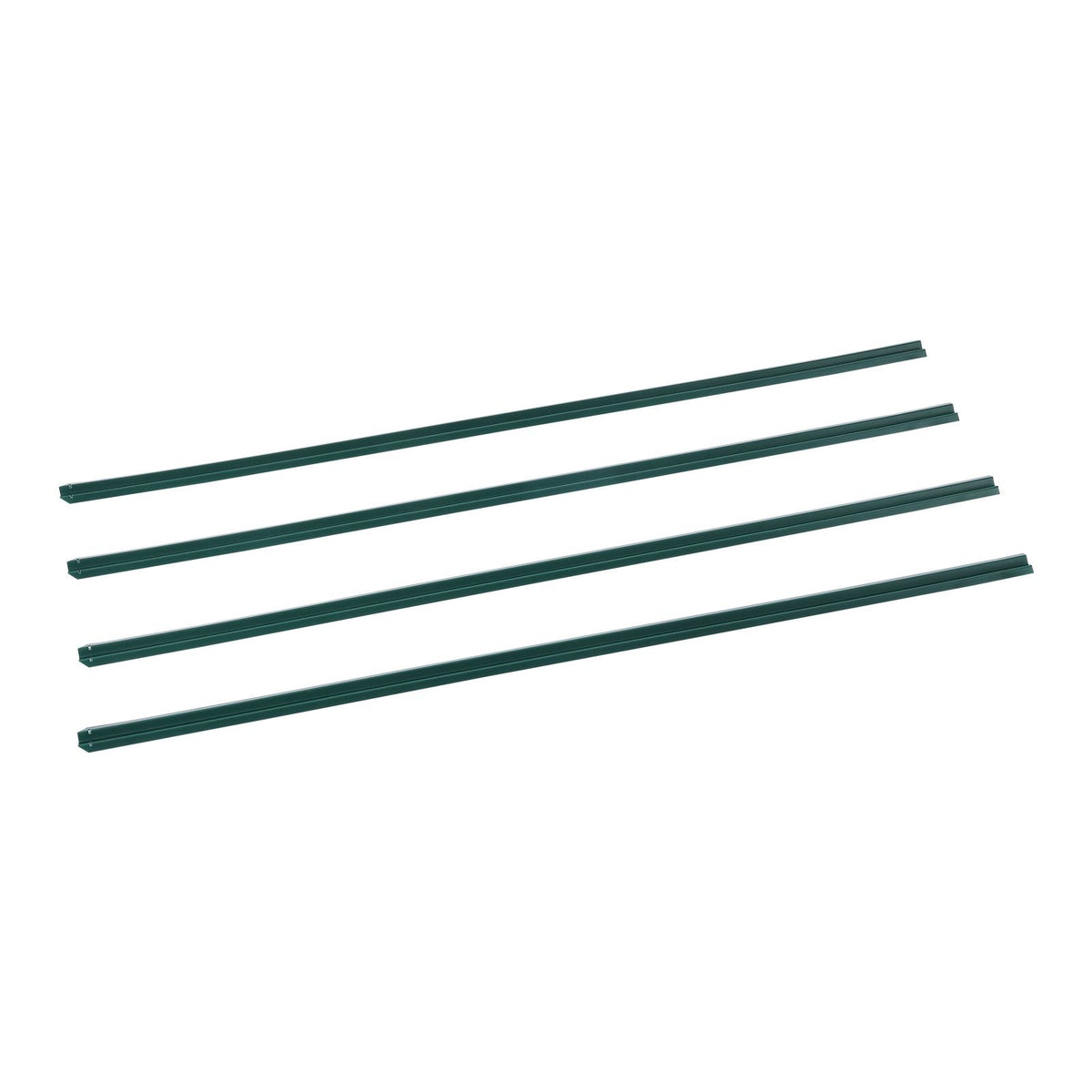 Bottom Locking Privacy Slats, Single-Wall Vertical Bottom-Locking Slats for Chain-Link Fence, High-Density HDPE Chain Link Slats Ideally Fit 4' High Fence for Garden, Farm, Sports Field(Green)