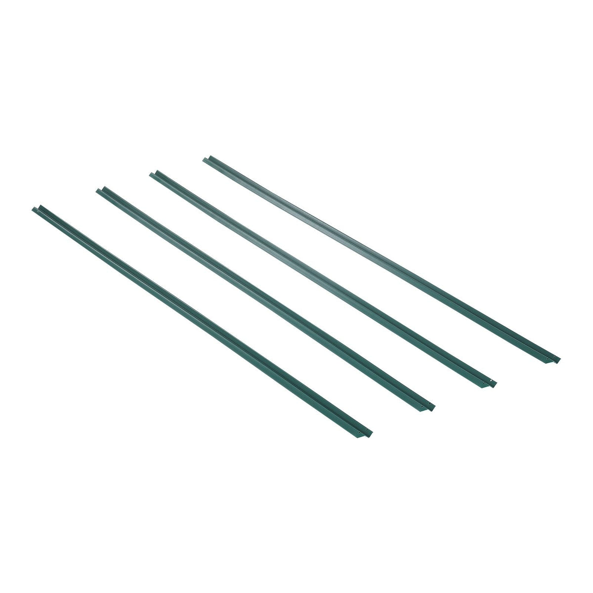 Bottom Locking Privacy Slats, Single-Wall Vertical Bottom-Locking Slats for Chain-Link Fence, High-Density HDPE Chain Link Slats Ideally Fit 4' High Fence for Garden, Farm, Sports Field(Green)