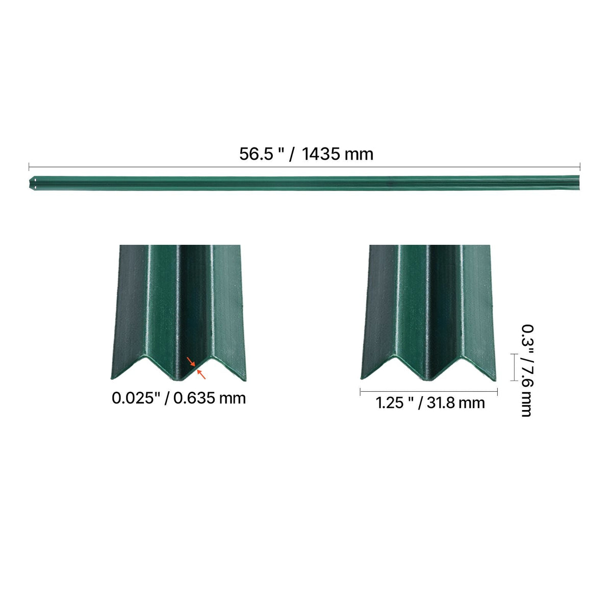 Bottom Locking Privacy Slats, Single-Wall Vertical Bottom-Locking Slats for Chain-Link Fence, High-Density HDPE Chain Link Slats Ideally Fit 5' High Fence for Garden, Farm, Sports Field(Green)
