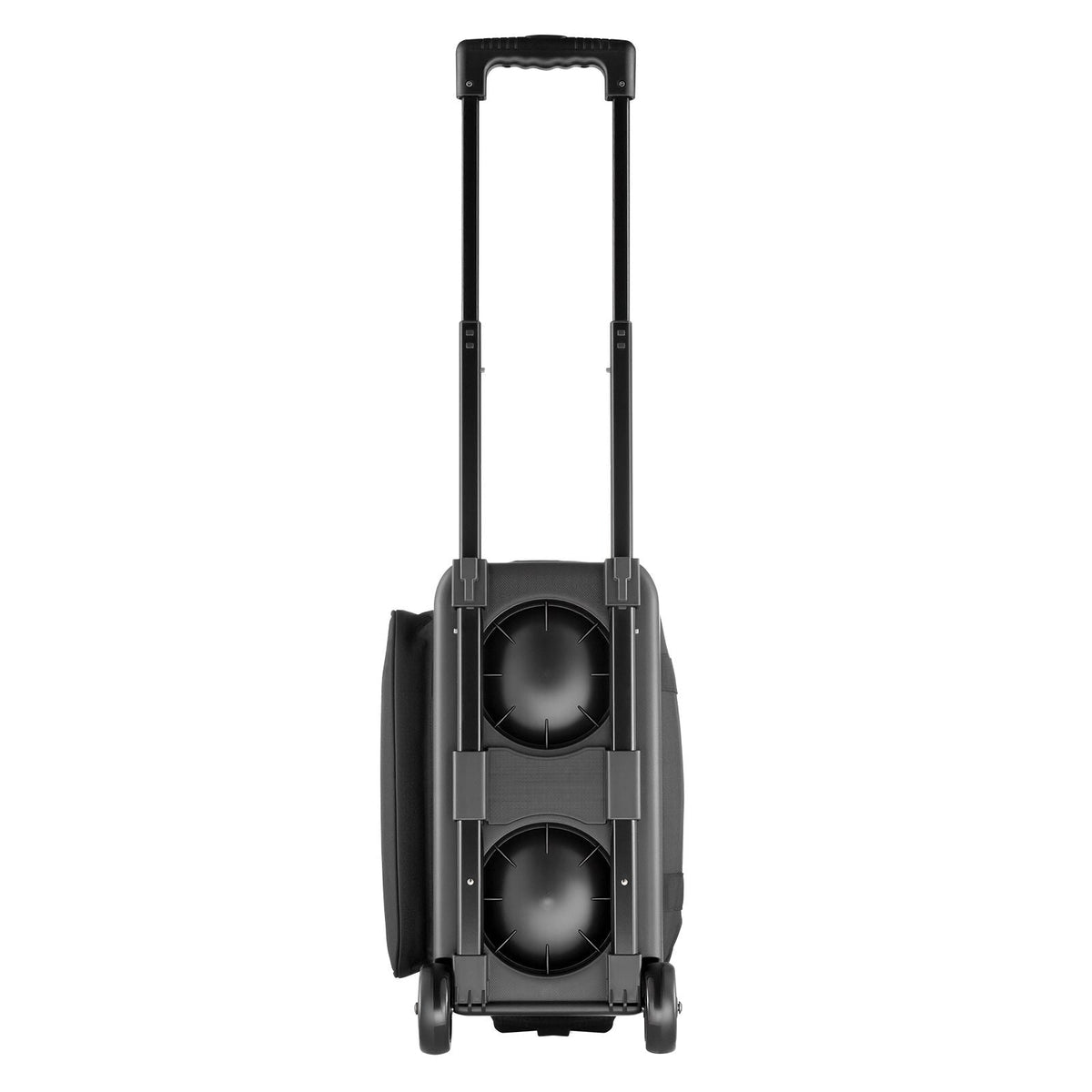 Bowling Ball Bag, 2 Ball Double Roller Bowling Bag with Wheels, Featuring a Separate Compartment for Shoes (Up To US Size 16) & Oversized Accessory Pocket, Retractable Handle Extends to 41.32 in