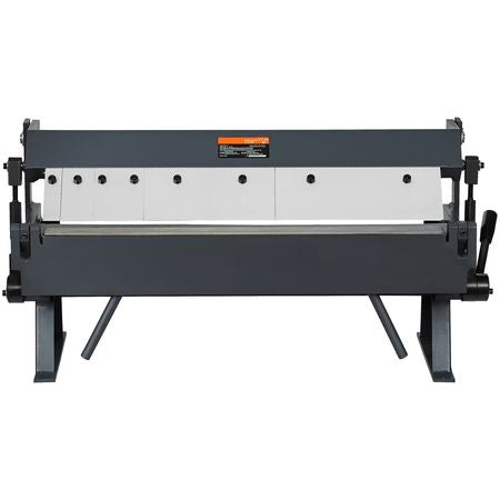 Box and Pan Brake, 24-Inch, 0-130 Degrees Sheet Metal Bending Brake, Portable Metal Bender with 20 Gauge Low Carbon Steel 14 Gauge Aluminum Capacity, 5 Adjustable Fingers for Metal Bending