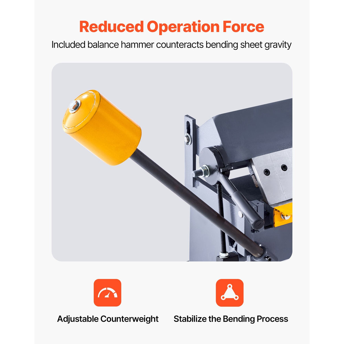 Box and Pan Brake, 48 in Sheet Metal Bending Brake,16-Gauge Mild Steel Capacity, 0-135 Degree Adjustable, Metal Bender Machine with 16 Fingers, Heavy-Duty Aluminum Folder for Precise Bending