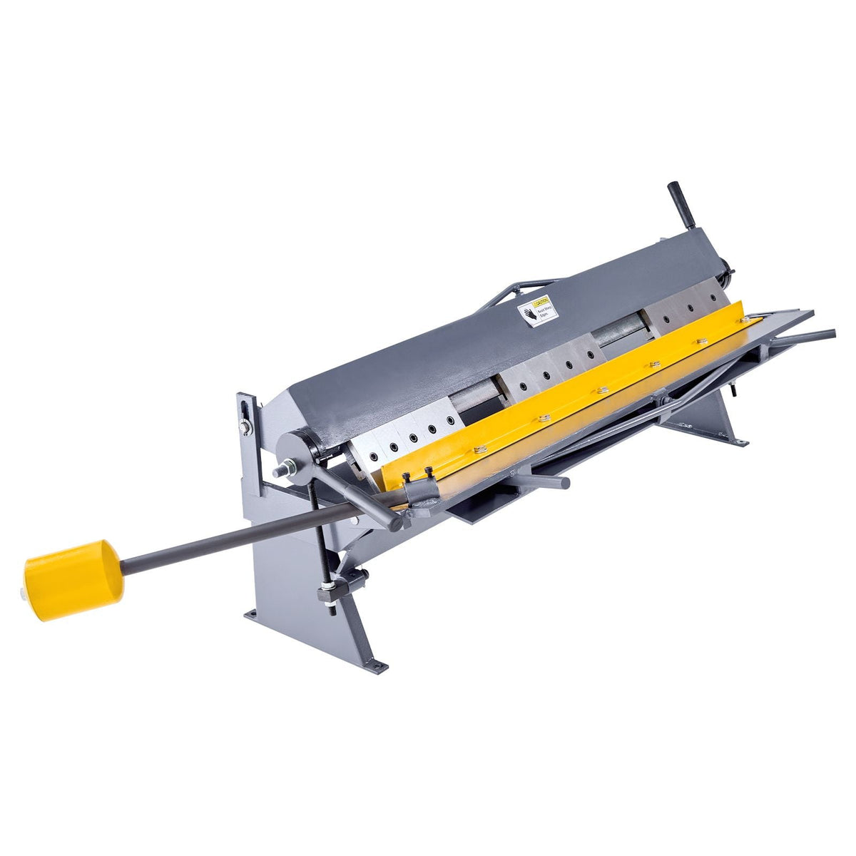 Box and Pan Brake, 50 in Sheet Metal Bending Brake,16-Gauge Mild Steel Capacity, 0-135 Degree Adjustable, Metal Bender Machine with 16 Fingers, Heavy-Duty Aluminum Folder for Precise Bending