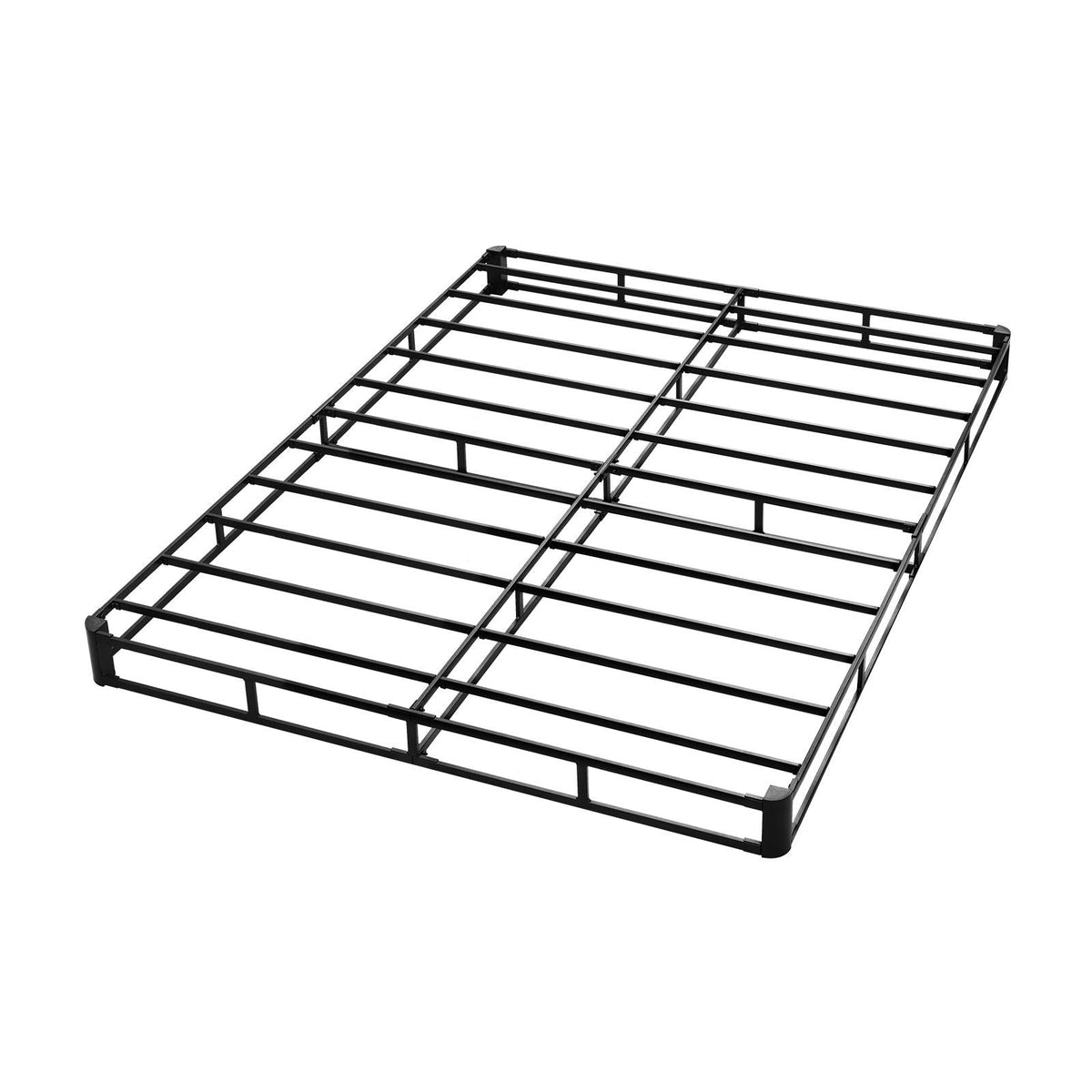 Box Spring, Queen Size Bed Frame with Washable Fabric Cloth, Heavy Duty Metal Frame for Queen Bed, 5 in Mattress Foundation, 3500 lbs Max Weight Capacity, Easy Assembly, 79.1L x 59.6W x 5.1H in