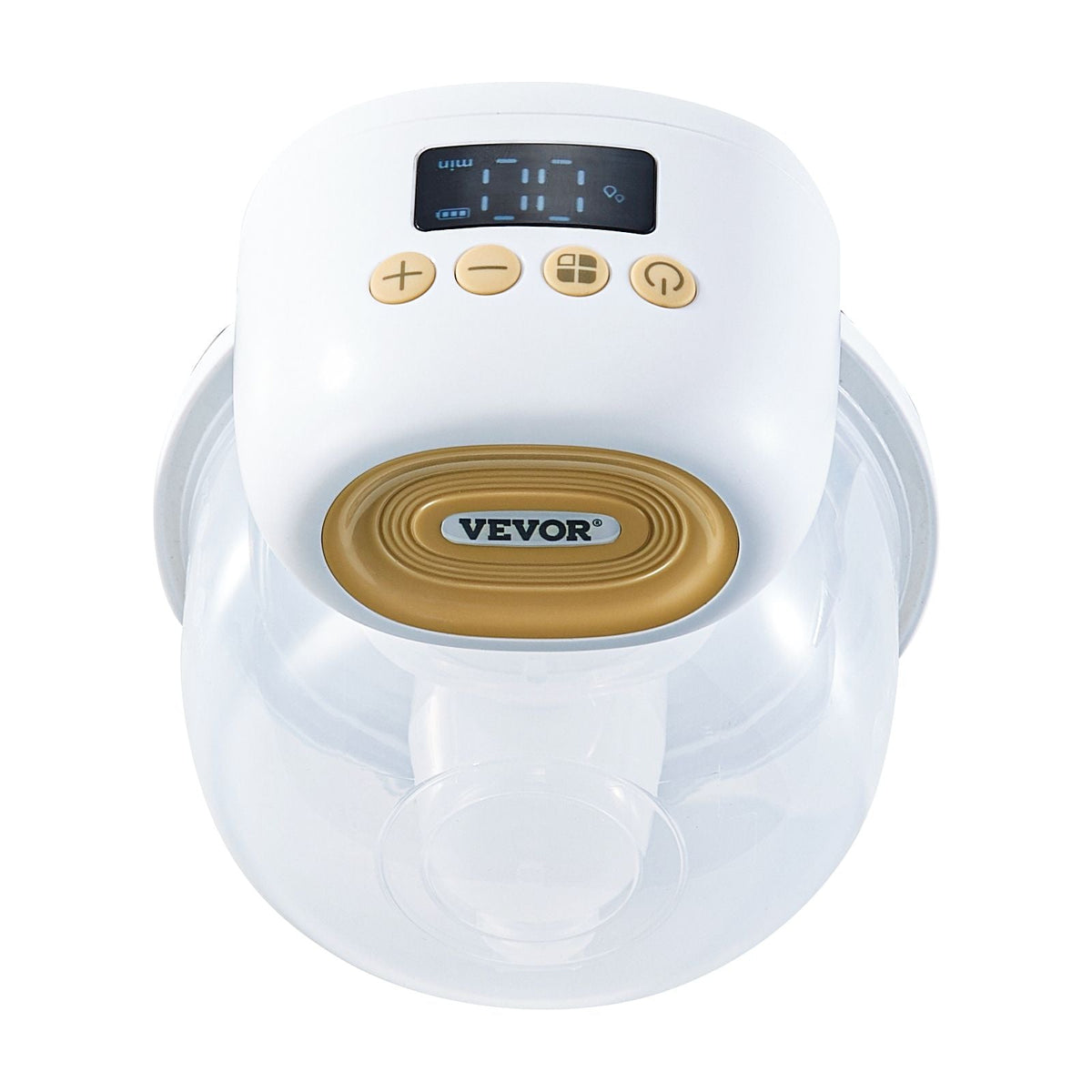 Breast Pump, Wearable Electric Breast Pumps Hands Free, 4 Mode & 12 Levels, 300mmHg Strong Suction, Ultra-Quiet Rechargeable Portable Breastfeeding Pump with LED Display, 24mm Insert/28mm Flange