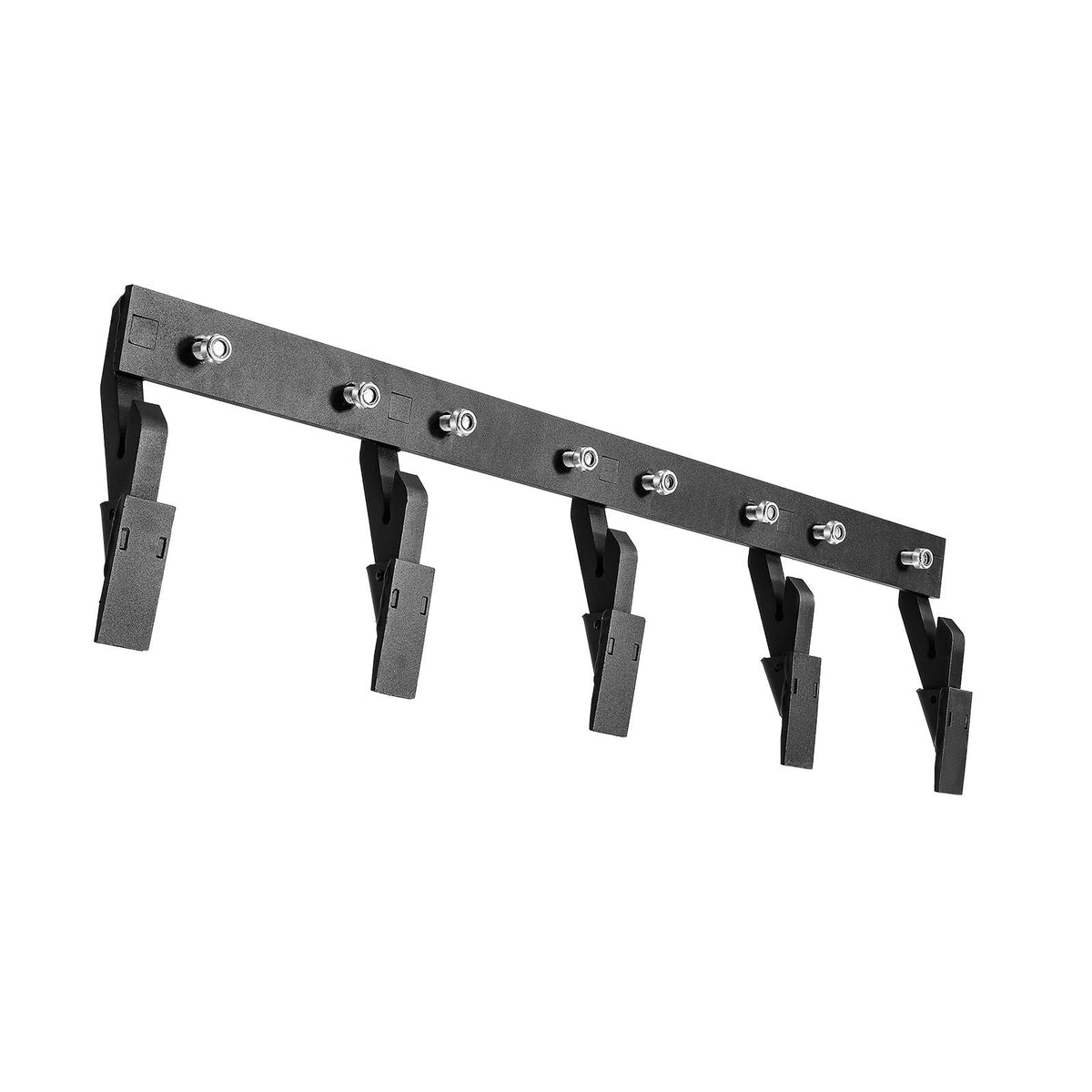 Bucket Tooth Bar, 46 in Heavy Duty 5 Teeth Tractor Bucket Bar for Loader Tractor Loader Skidsteer, 4560 lbs Load Capacity, Bolt On Teeth Bars for Buckets Protection Efficient & Soil Excavation
