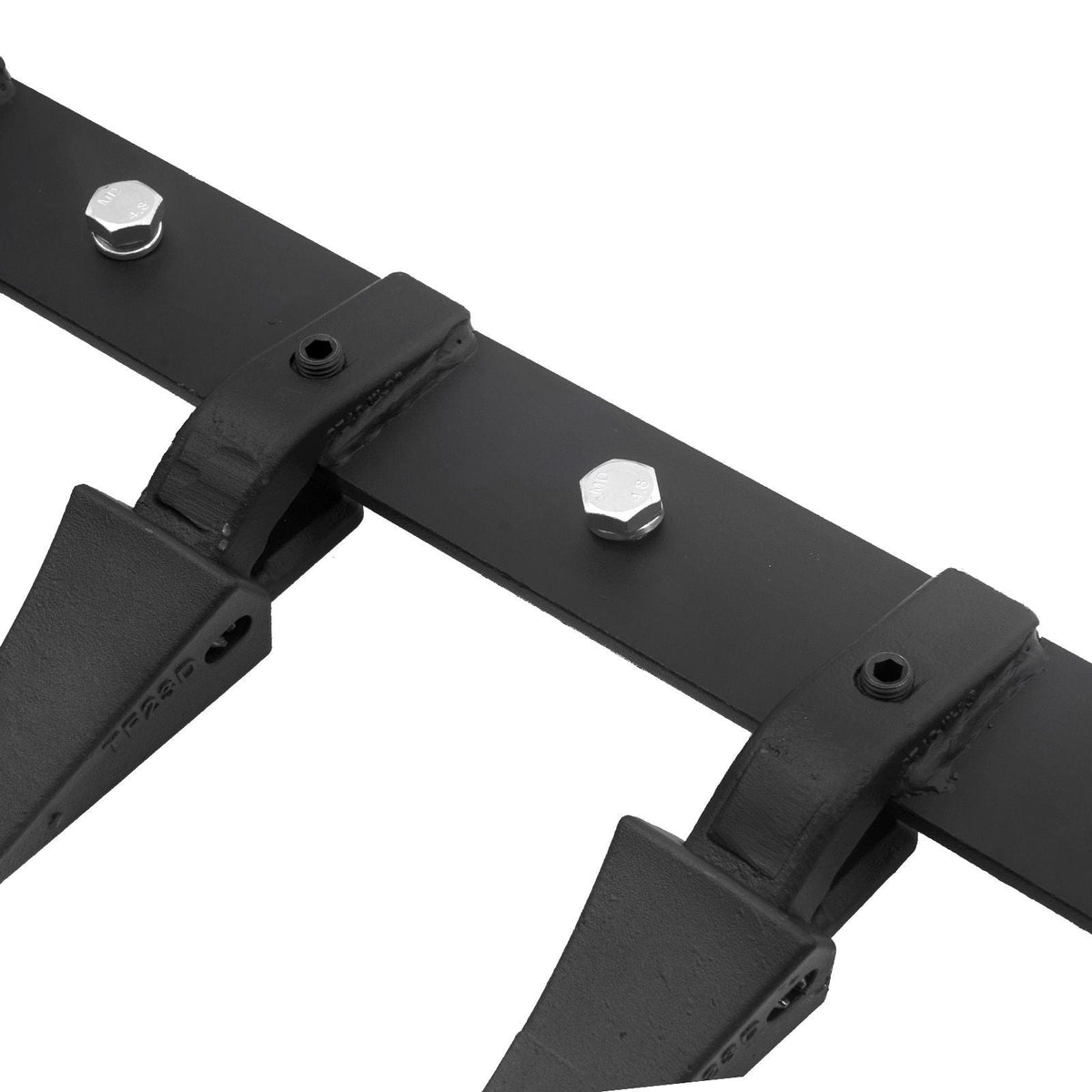 Bucket Tooth Bar, 72'', Heavy Duty Tractor Bucket 9 Teeth Bar for Loader Tractor Skidsteer, 4560 lbs Load-Bearing Capacity Bolt On Design, for Efficient Soil Excavation and Bucket Protection