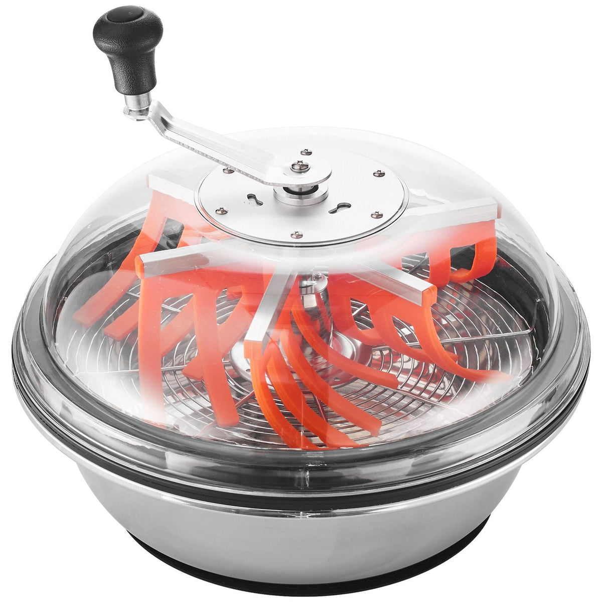 Bud Leaf Bowl Trimmer, 16 in Manual Bud Trimmer, with Sharp Stainless Steel Blades, Visual Cutting, Wet & Dry Hydroponic Cutting Machine, Twisted Spin Cut for Plants Leaves Buds Flowers