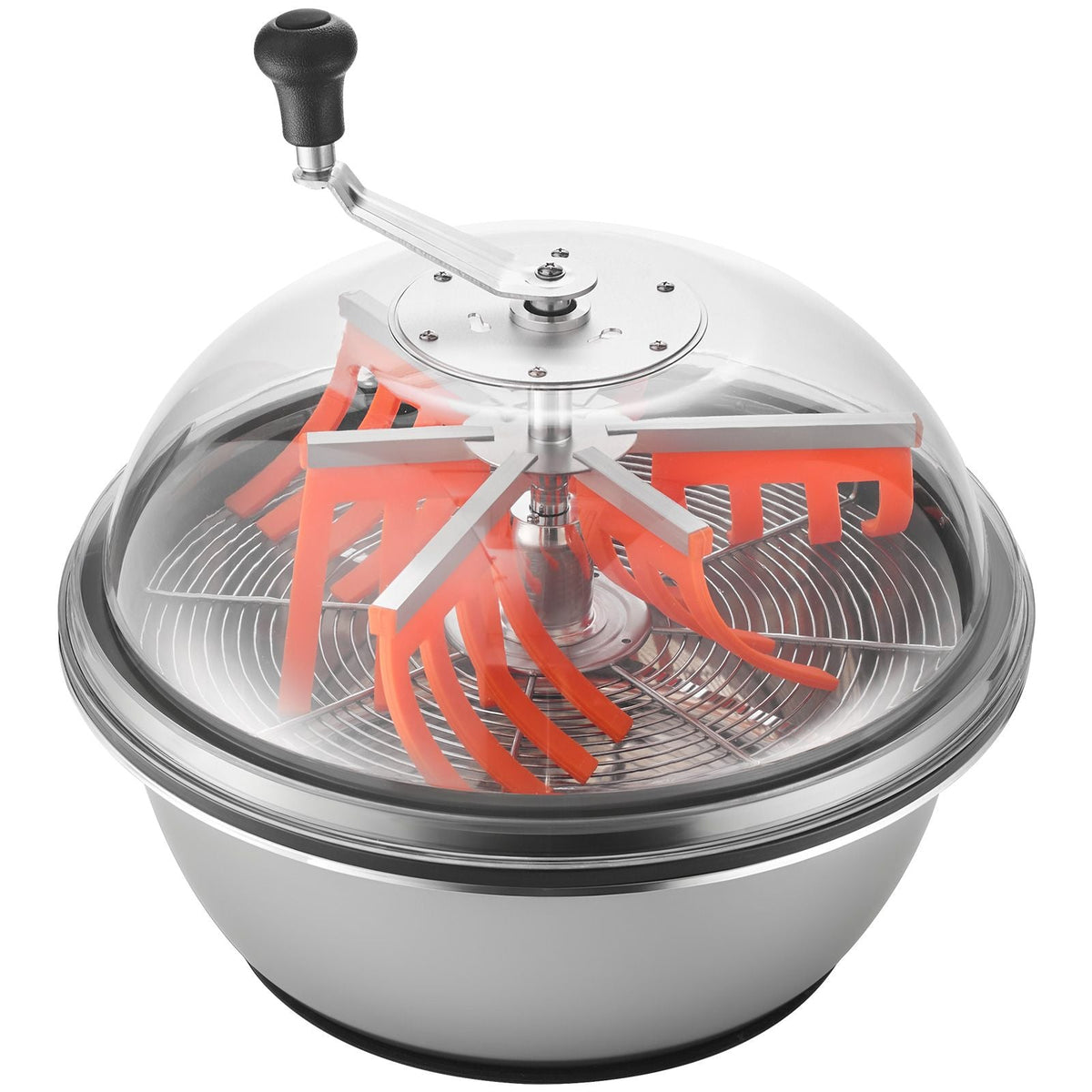 Bud Leaf Bowl Trimmer, 19 in Manual Bud Trimmer, with Sharp Stainless Steel Blades, Visual Cutting, Wet & Dry Hydroponic Cutting Machine, Twisted Spin Cut for Plants Leaves Buds Flowers