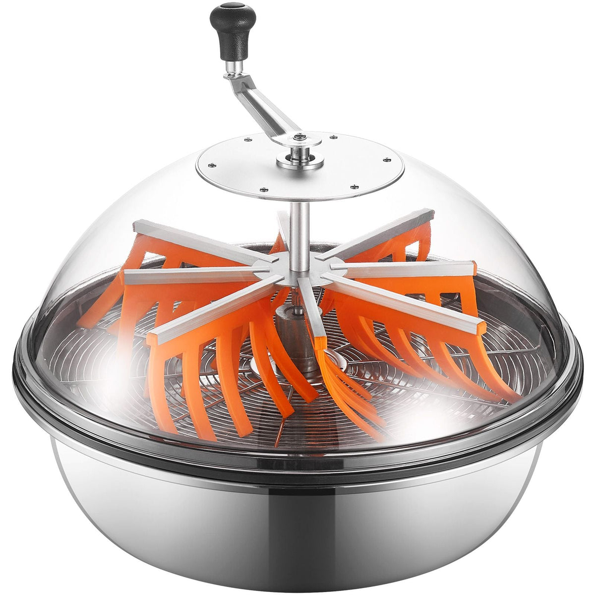 Bud Leaf Bowl Trimmer, 24 in Manual Bud Trimmer, with Sharp Stainless Steel Blades, Visual Cutting, Wet & Dry Hydroponic Cutting Machine, Twisted Spin Cut for Plants Leaves Buds Flowers