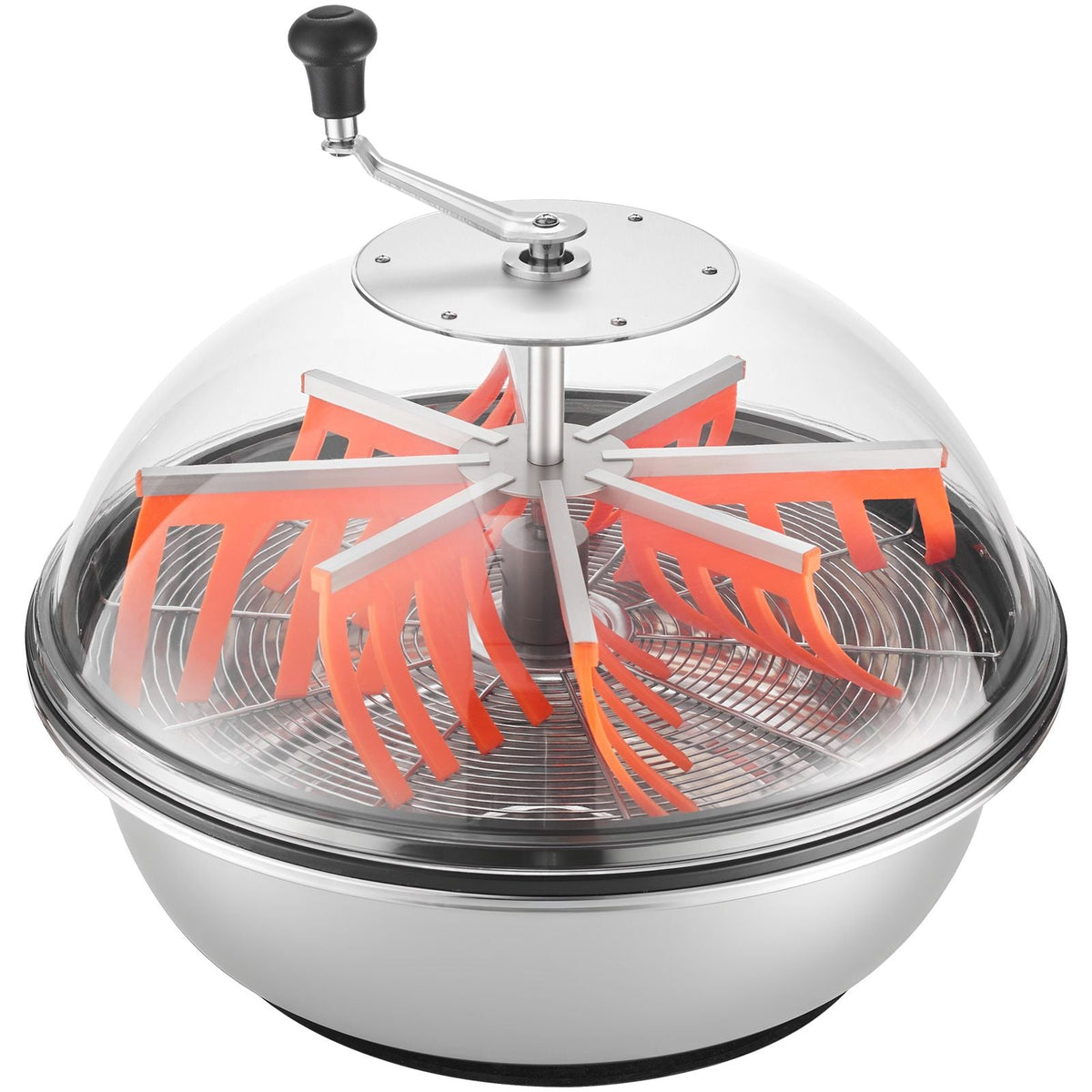 Bud Leaf Bowl Trimmer, 24 in Manual Bud Trimmer, with Sharp Stainless Steel Blades, Visual Cutting, Wet & Dry Hydroponic Cutting Machine, Twisted Spin Cut for Plants Leaves Buds Flowers