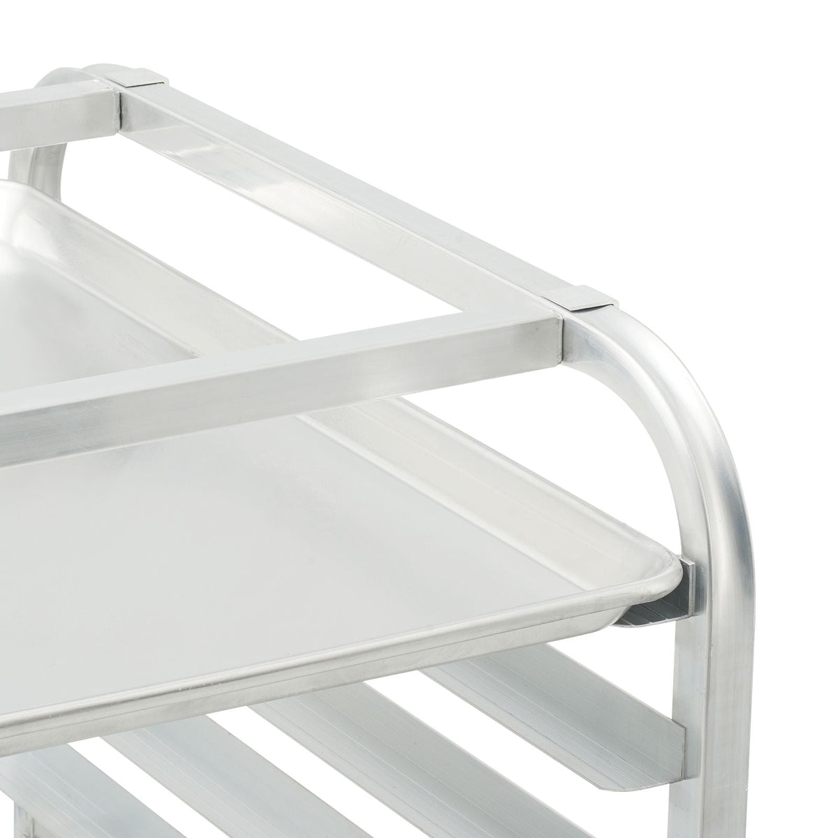 Bun Pan Rack, 10-Tier Commercial Bakery Racks with Brake Wheels, Aluminum Racking Trolley Storage for Half & Full Sheet, Speed Rack For Kitchen Home, Bread Baking Equipment, 26"L x 20.3"W x 39"H