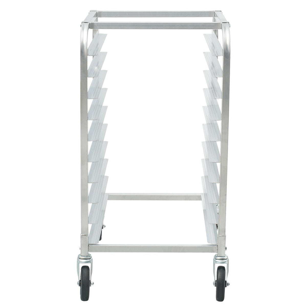 Bun Pan Rack, 10-Tier Commercial Bakery Racks with Brake Wheels, Aluminum Racking Trolley Storage for Half & Full Sheet, Speed Rack For Kitchen Home, Bread Baking Equipment, 26"L x 20.3"W x 39"H