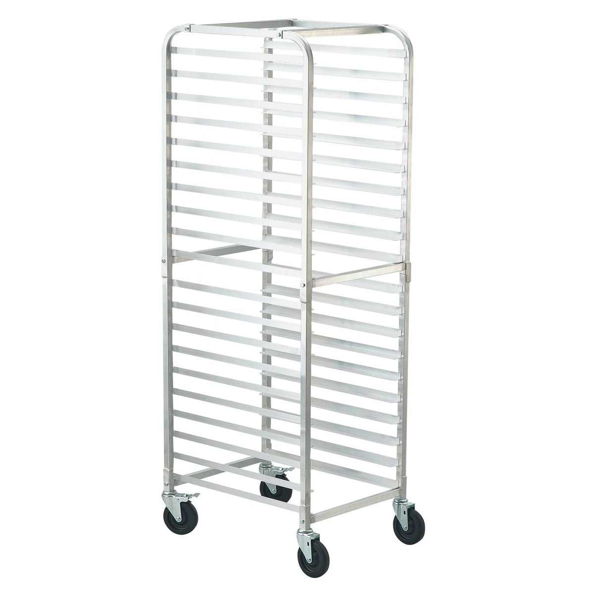 Bun Pan Rack, 20-Tier Commercial Bakery Racks with Brake Wheels, Aluminum Racking Trolley Storage for Half & Full Sheet, Speed Rack For Kitchen Home, Bread Baking Equipment, 26"L x 20.4"W x 70"H