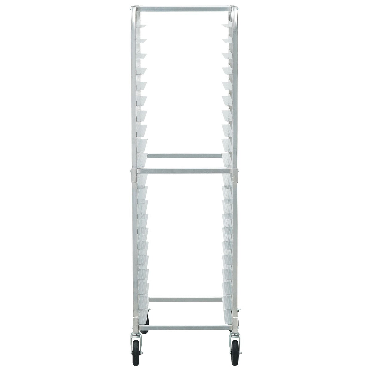 Bun Pan Rack, 20-Tier Commercial Bakery Racks with Brake Wheels, Aluminum Racking Trolley Storage for Half & Full Sheet, Speed Rack For Kitchen Home, Bread Baking Equipment, 26"L x 20.4"W x 70"H