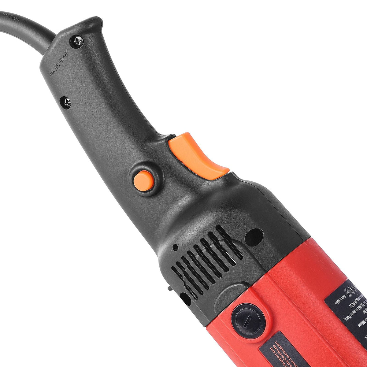 Burnishing Polishing Machine, 1200W 6 Variable Speed Surface Conditioning Tool, Handheld Electric Metal Burnishing Machine with 4 Fiber Polishing Wheels for Stainless Steel, Non-Ferrous Metals
