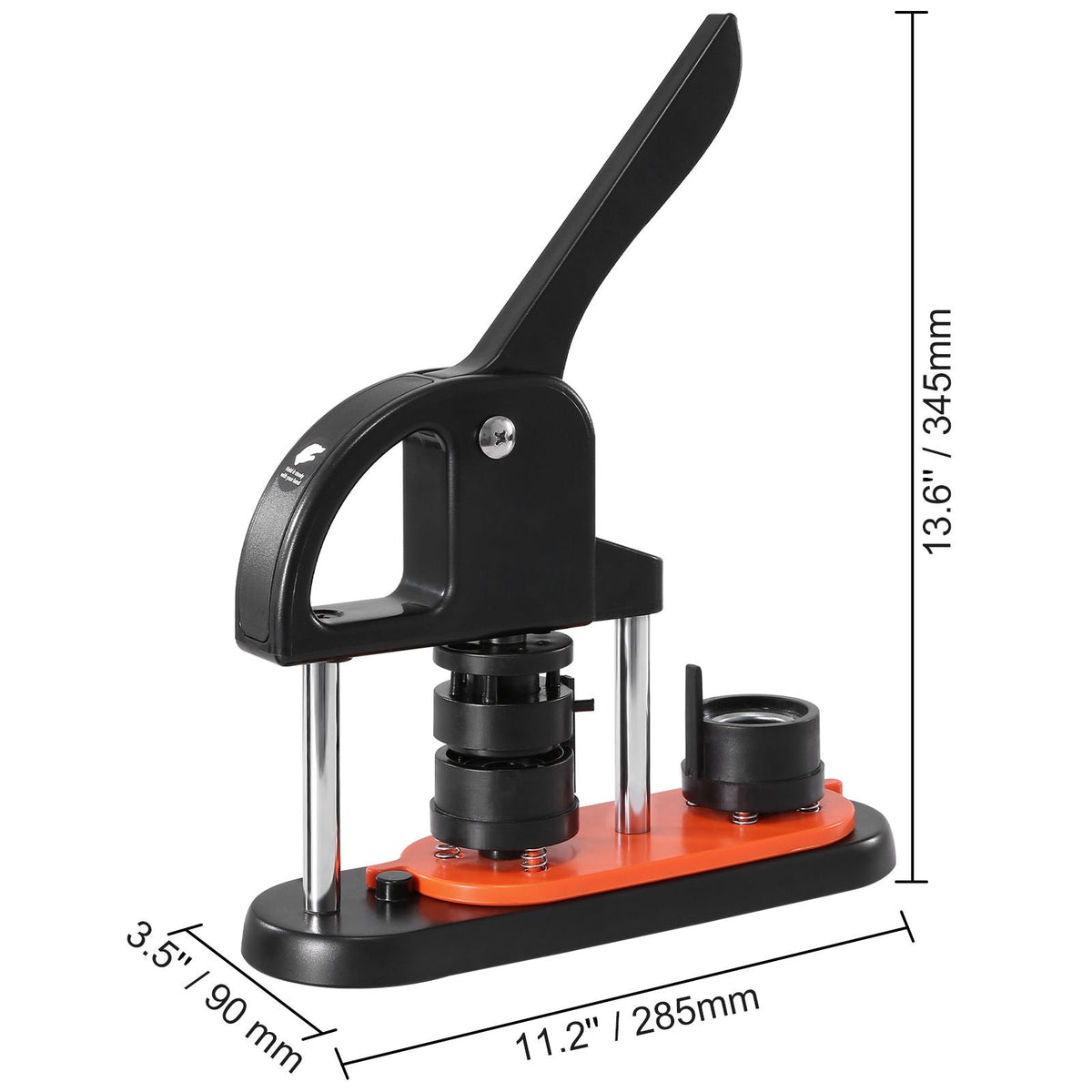Button Maker, 1.25 inch/32mm Pin Maker with 500pcs Button Parts, Ergonomic Arc Handle Punch Press Kit, Button Maker Machine with Panda Magic Book, For Children DIY Gifts and Christmas