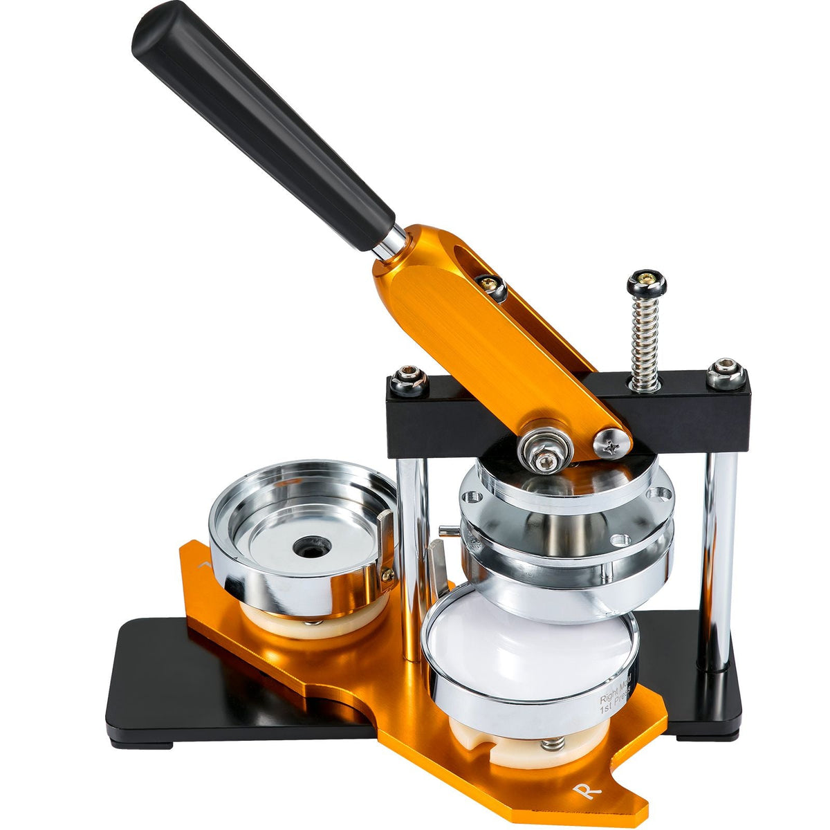 Button Maker Machine, 75 mm (3 inch) Badge Punch Press Kit, Children DIY Gifts Pin Maker, Button Making Supplies with 100pcs Button Parts & Circle Cutter & Magic Book
