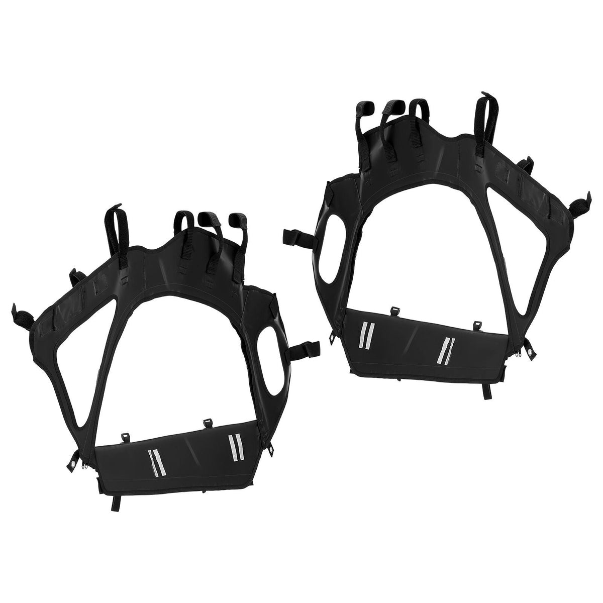 Cab Enclosure Upper Doors, Compatible with Can-Am Maverick X3 2-Seater 2017-2025, Soft Upper Doors, Windproof Upgraded Zipper UTV Soft Side Window Kit, Work with Side Mirrors and Windshields
