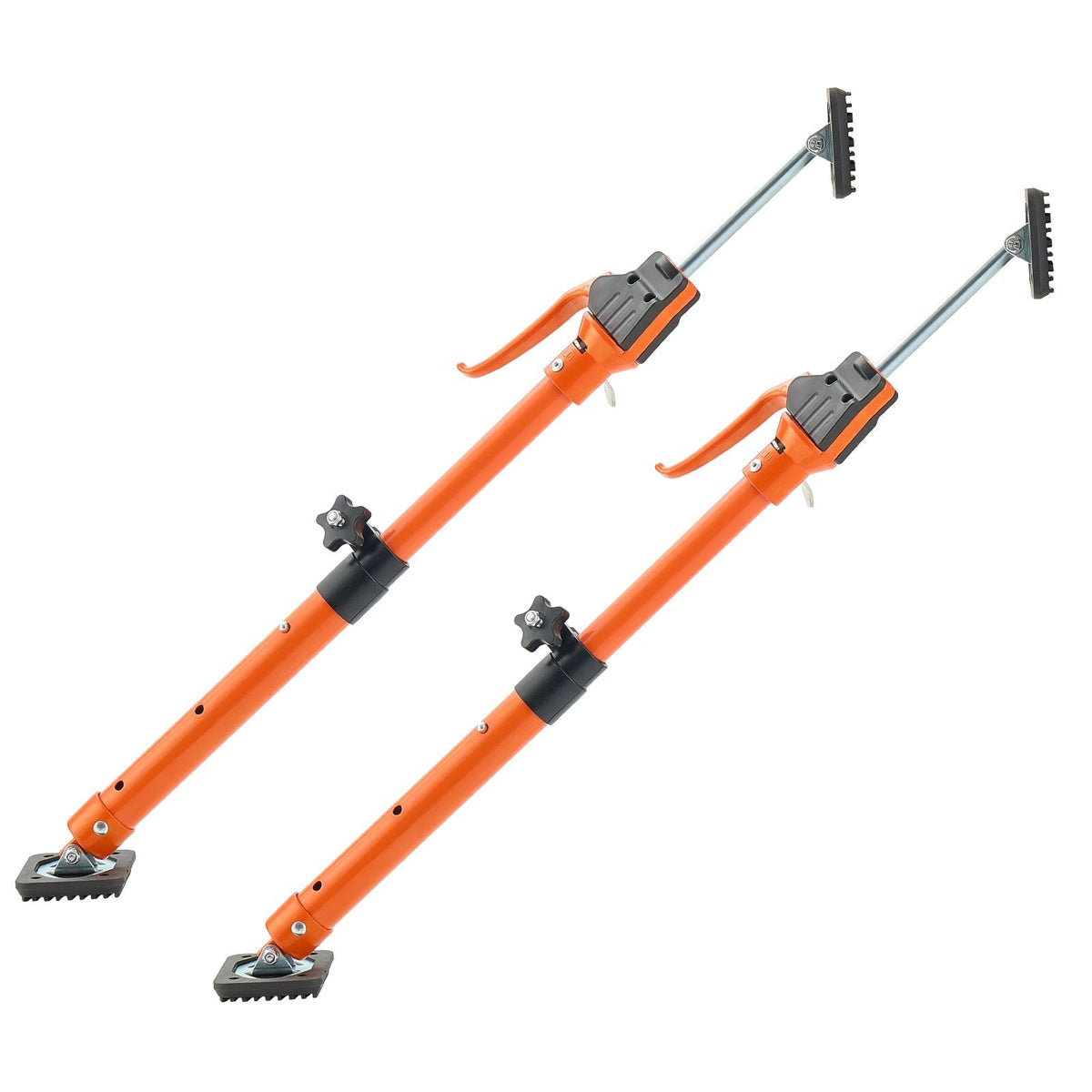 Cabinet Jack Support Pole, 2-Pack, 18.9-29.5 Inch Steel Telescopic Quick Support Rod, Adjustable 3rd Hand System up to 220 lbs Capacity for Installing Cabinets, Lifting Drywall, Cargo Bars