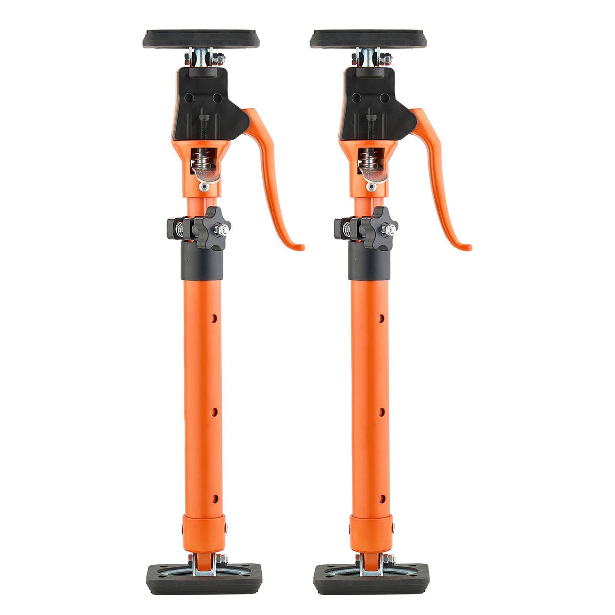 Cabinet Jack Support Pole, 2-Pack, 18.9-29.5 Inch Steel Telescopic Quick Support Rod, Adjustable 3rd Hand System up to 220 lbs Capacity for Installing Cabinets, Lifting Drywall, Cargo Bars