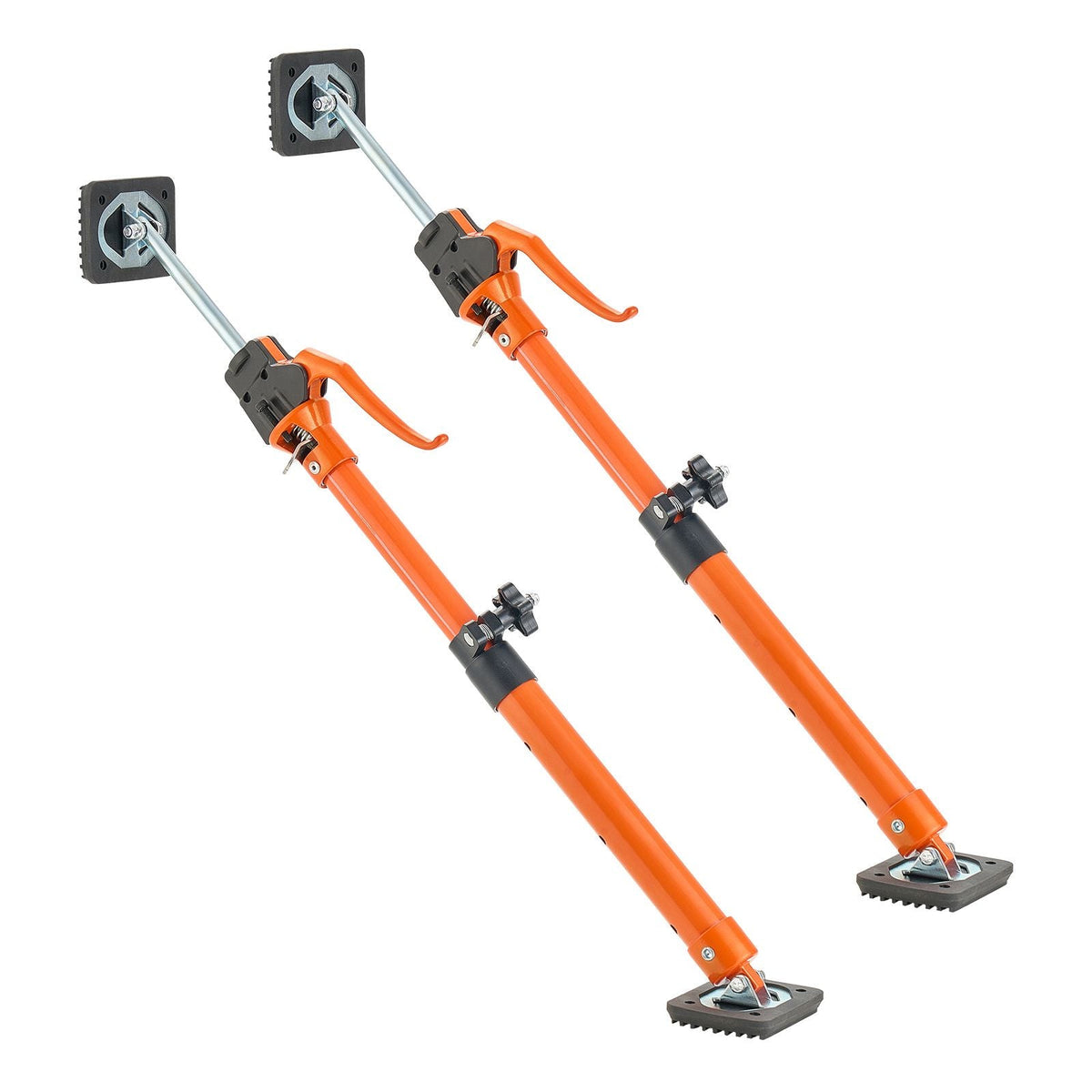 Cabinet Jack Support Pole, 2-Pack, 18.9-29.5 Inch Steel Telescopic Quick Support Rod, Adjustable 3rd Hand System up to 220 lbs Capacity for Installing Cabinets, Lifting Drywall, Cargo Bars