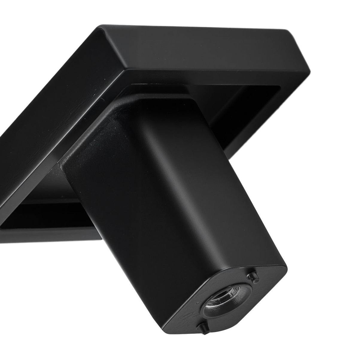 Cabinet Knobs, 10 Pack, 1.18 Inch Black Zinc Alloy Drawer Pulls & Door Handles, Square Kitchen Solid Knobs Dresser Handles, Cupboard Hardware with Screws for Bathroom Closet Cabinets Drawers