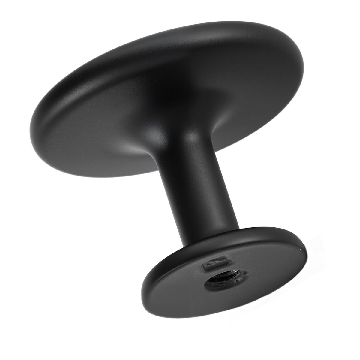 Cabinet Knobs, 30 Pack, 1.22 Inch Black Zinc Alloy Drawer Pulls & Door Handles, Mushroom Kitchen Solid Knobs Dresser Handles, Cupboard Hardware with Screws for Bathroom Closet Cabinets Drawers