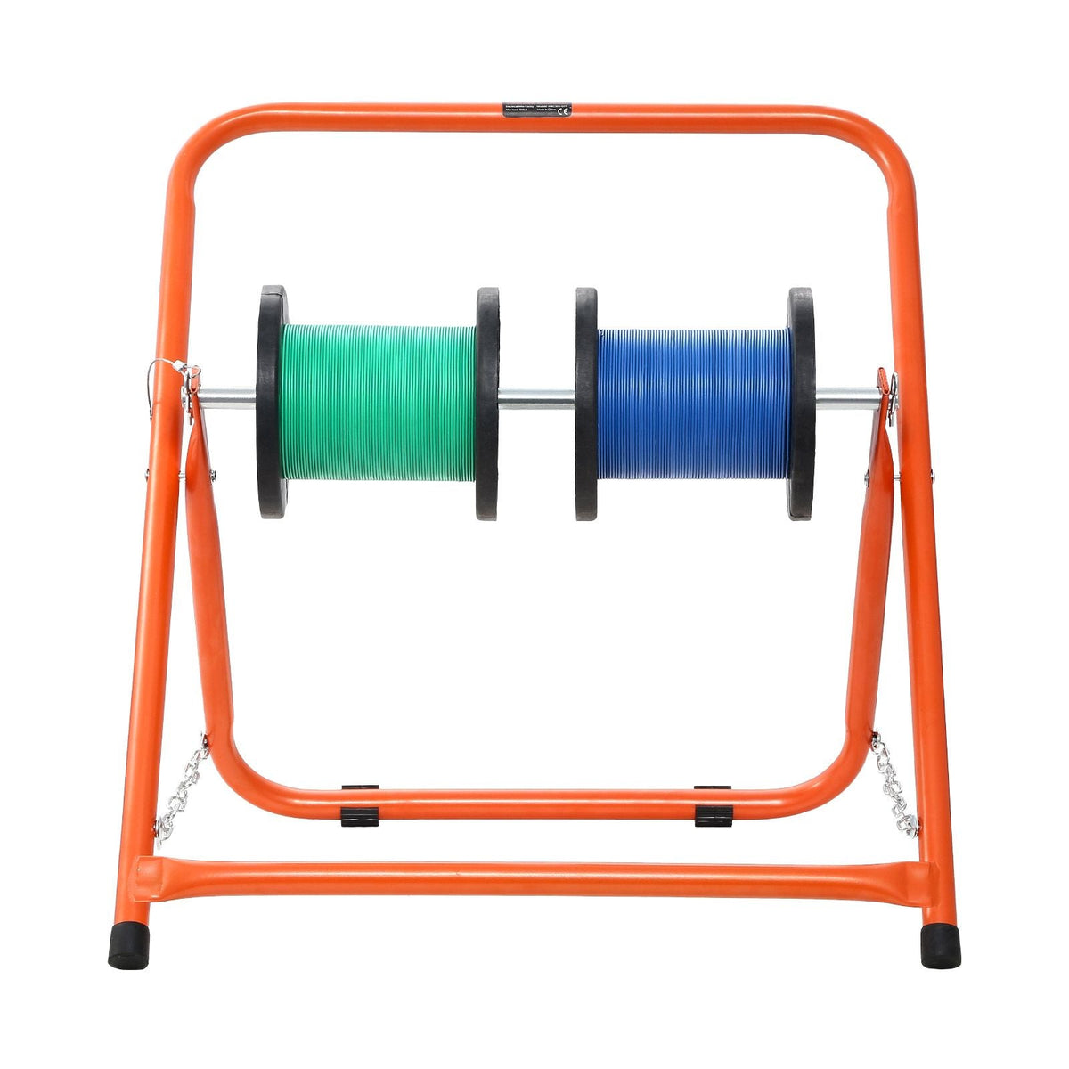 Cable Caddy, Heavy Duty Steel Frame, Spool Holder for Electrical Wires, Portable Wire Dispenser for Up to 20 in Diameter Spools, 100 lbs Capacity for Cable Reels, Electrical Industrial Retail