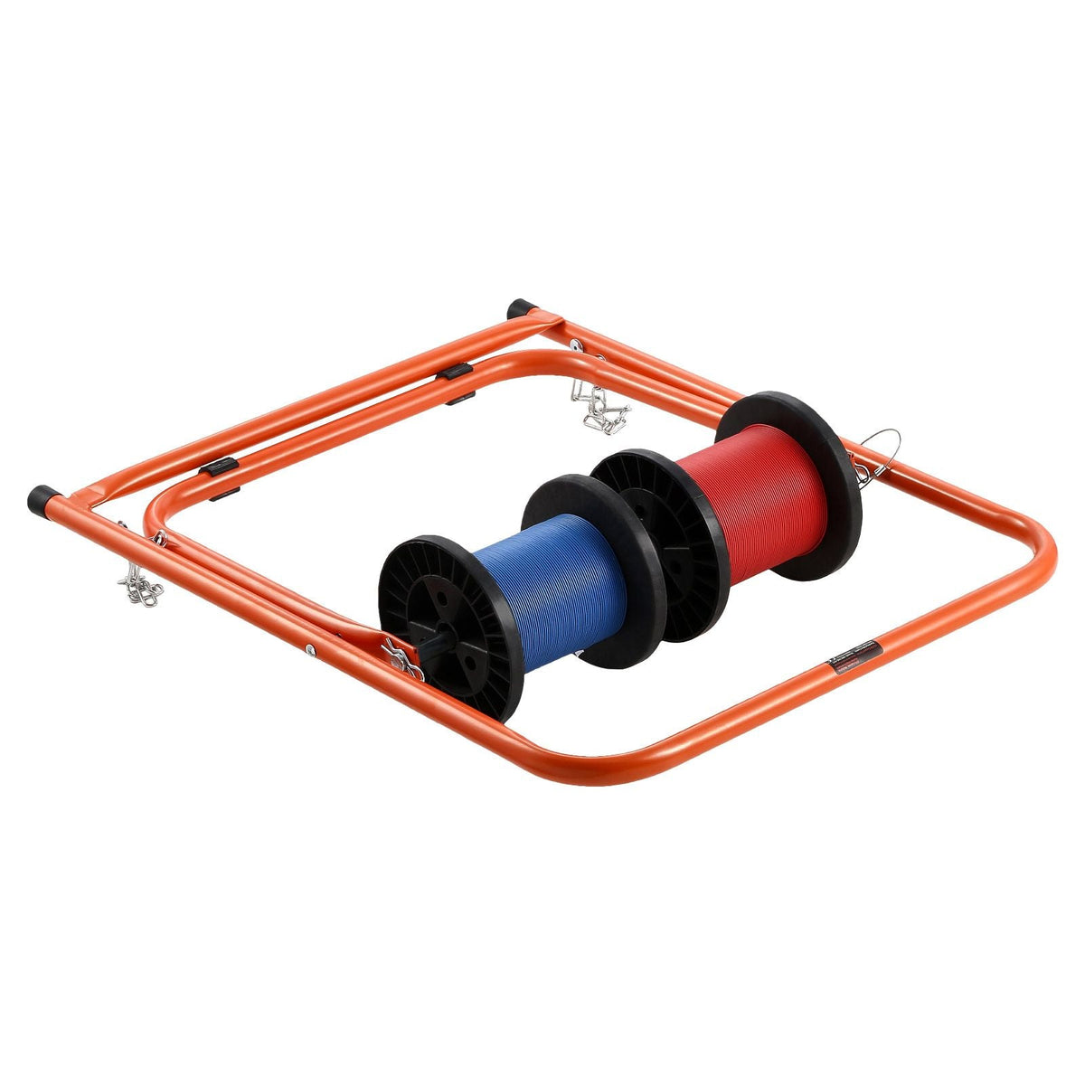 Cable Caddy, Heavy Duty Steel Frame, Spool Holder for Electrical Wires, Portable Wire Dispenser for Up to 20 in Diameter Spools, 100 lbs Capacity for Cable Reels, Electrical Industrial Retail