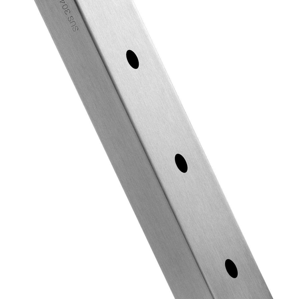 Cable Railing Post, 36x1x2 Inch Level Deck Stair Posts, 1-Pack Stainless Steel Cable Handrail Post, Pre-Drilled Pickets with Mounting Bracket Stair Railing Kit, Silver, 1JZLGZXYS914I4BDB001V0