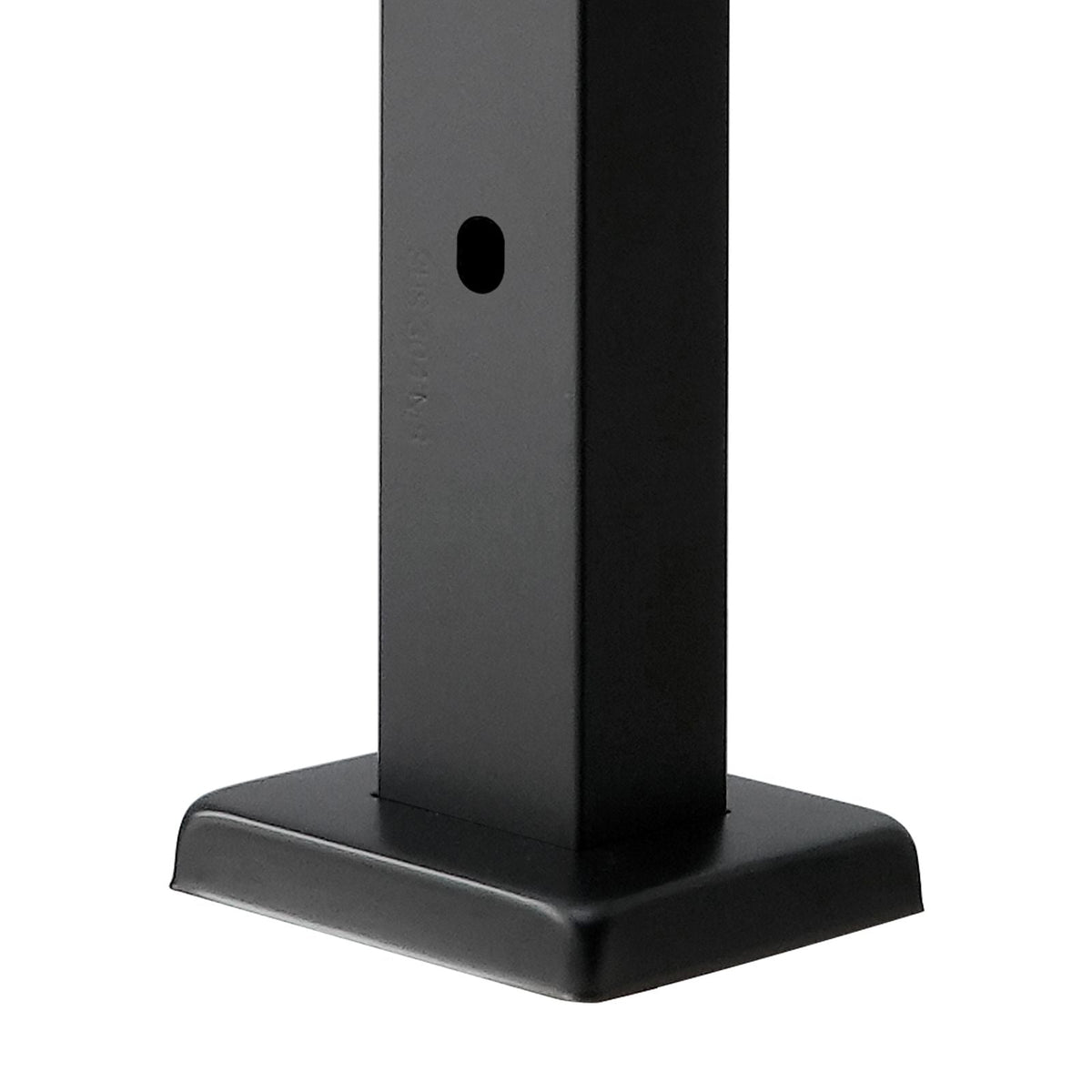 Cable Railing Post, 36x2x2 Inch Stair Railing Post, with Pre-Drilled 30° Angled Holes, Stainless Steel Cable Rail Post with Horizontal and Curved Bracket, 1-Pack, Black, 1JZLGZXHS914YIVIS001V0