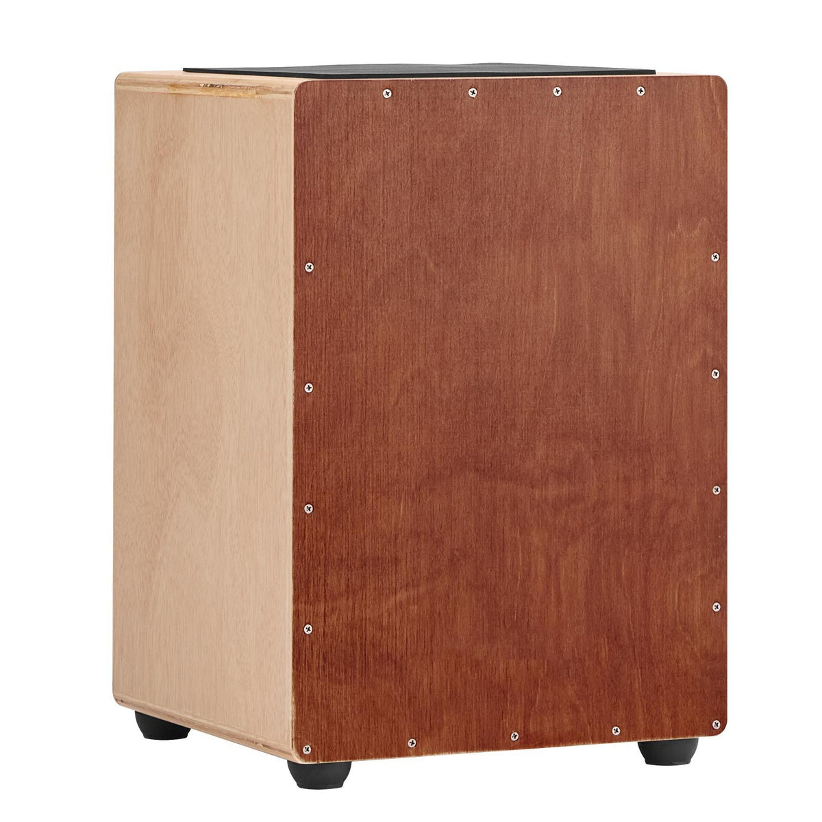 Cajon Box Drum Wooden Birchwood Percussion Instrument Bass Drum with Snare Wires