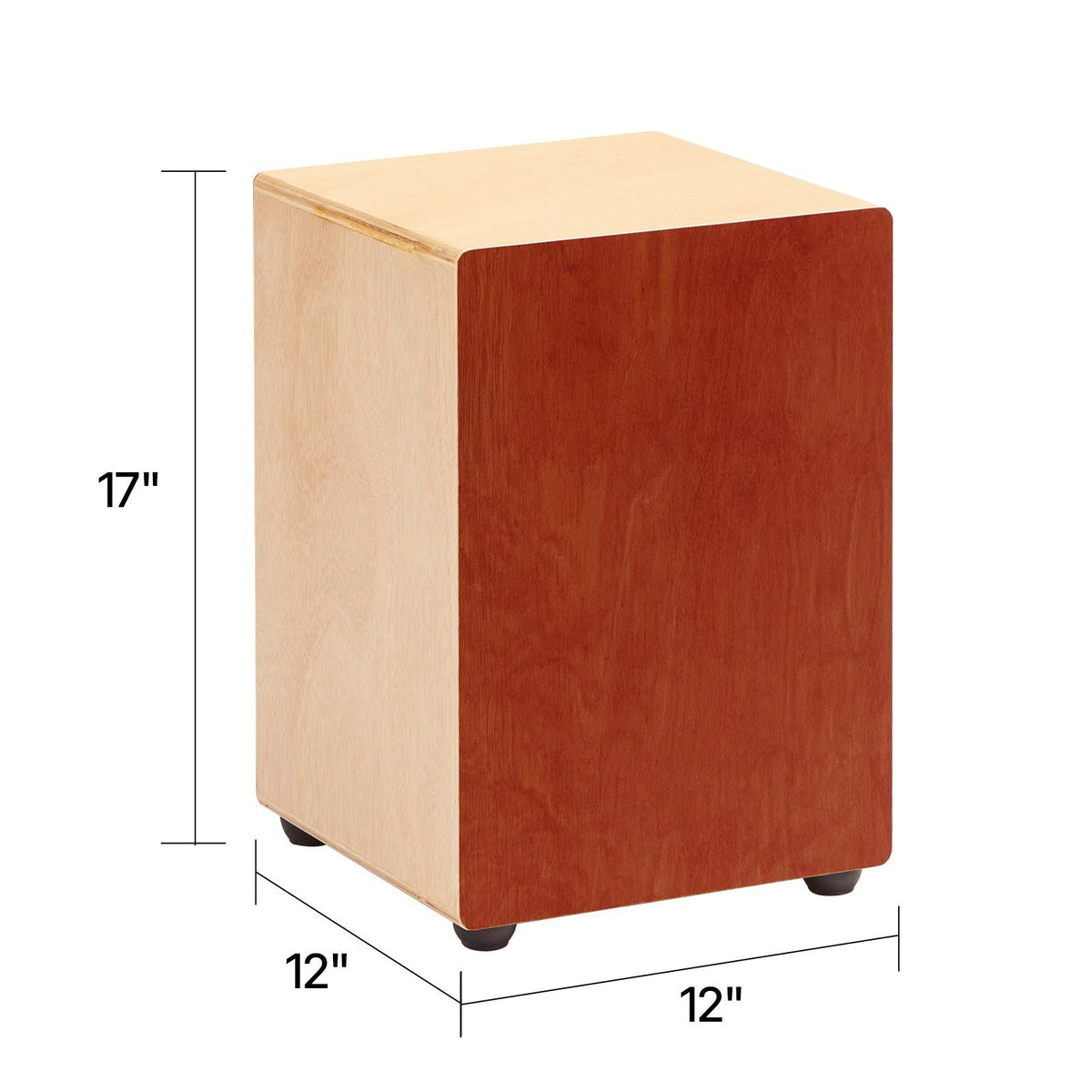 Cajon Box Drum Wooden Percussion Instrument Drum with Guitar Strings Birch Wood