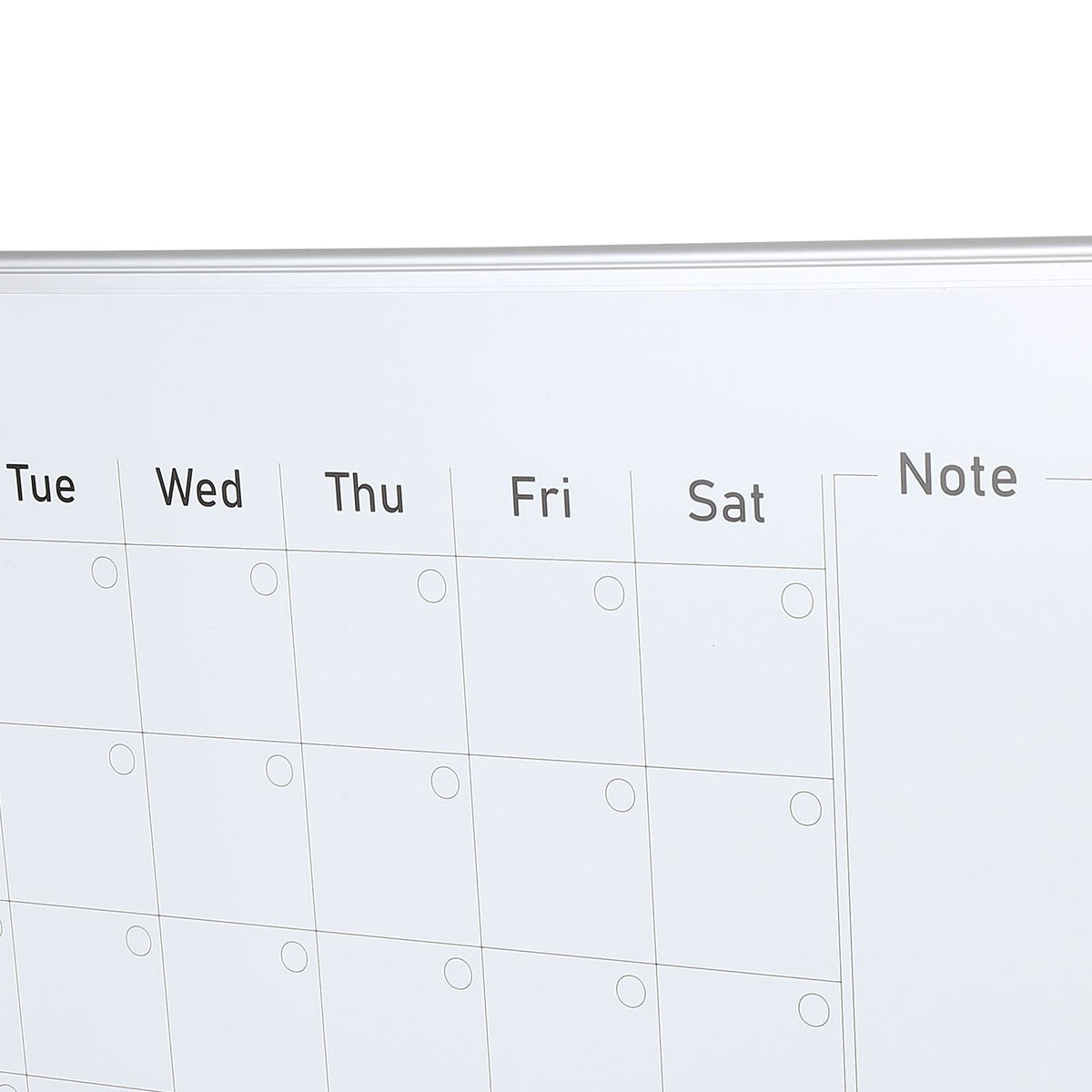 Calendar Whiteboard, 36 x 24 Inches Magnetic Dry Erase Calendar Board, Monthly Planner Whiteboard for Wall, 1 Magnetic Erase & 2 Dry Erase Marker & Movable Tray for Restaurant Office Home School