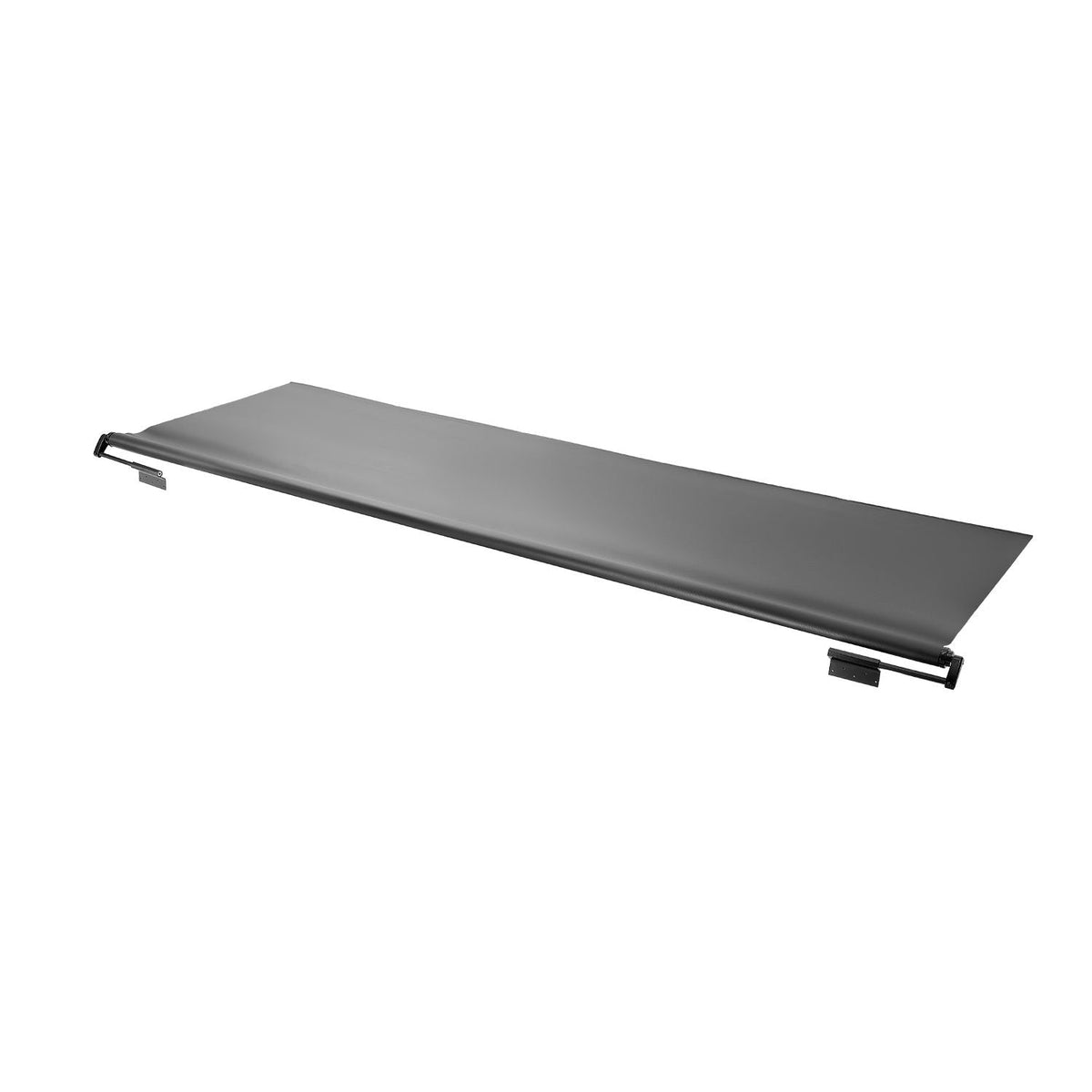 Camper Awning Fabric Replacement, 1" to 13', Weatherproof Durable Slide Topper Awning with Bracket, Heavy Duty Slide Topper Awning with Stainless Steel Material, Fit for RV & Motorhome(Black)