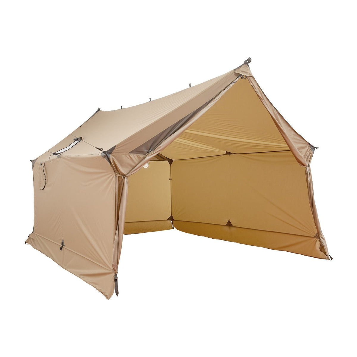Camping Hot Tent, 2 Persons Cabin Hot Tent with Stove Jack, Waterproof Winter Tents Shelters with Vents, Lightweight & Portable 4 Season Tents for Hiking Fishing Hunting Backpacking