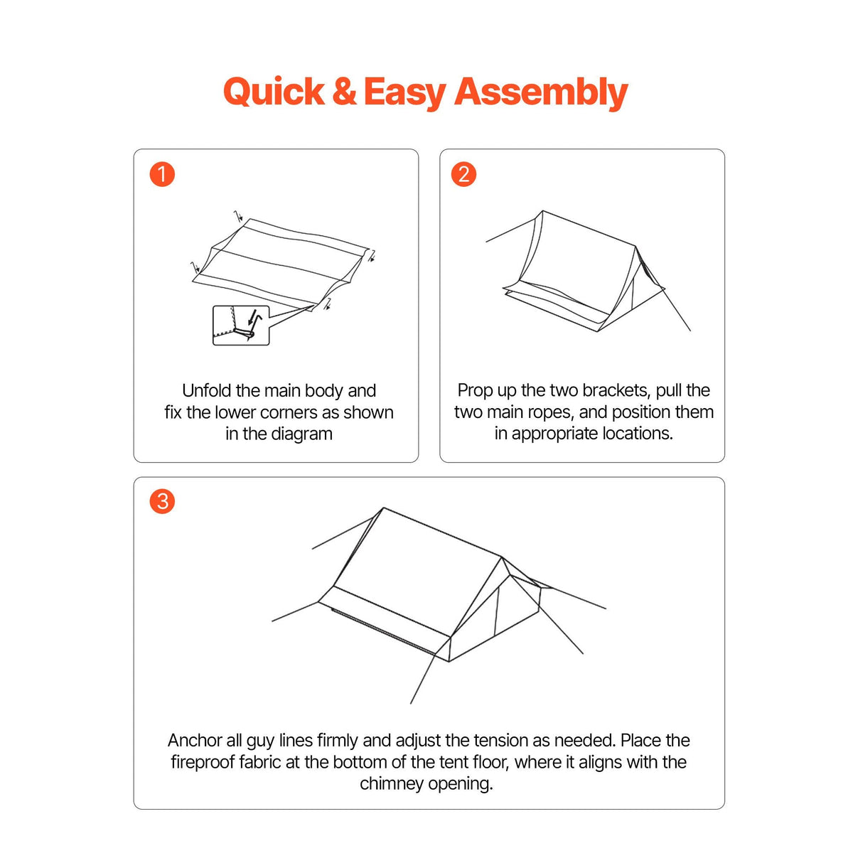 Camping Hot Tent, 2 Persons Cabin Tent with Stove Jack & Poles, Waterproof Winter Tents Shelters with Fireproof Ground Mat, Portable 4 Season Tents for Hiking Fishing Hunting Backpacking