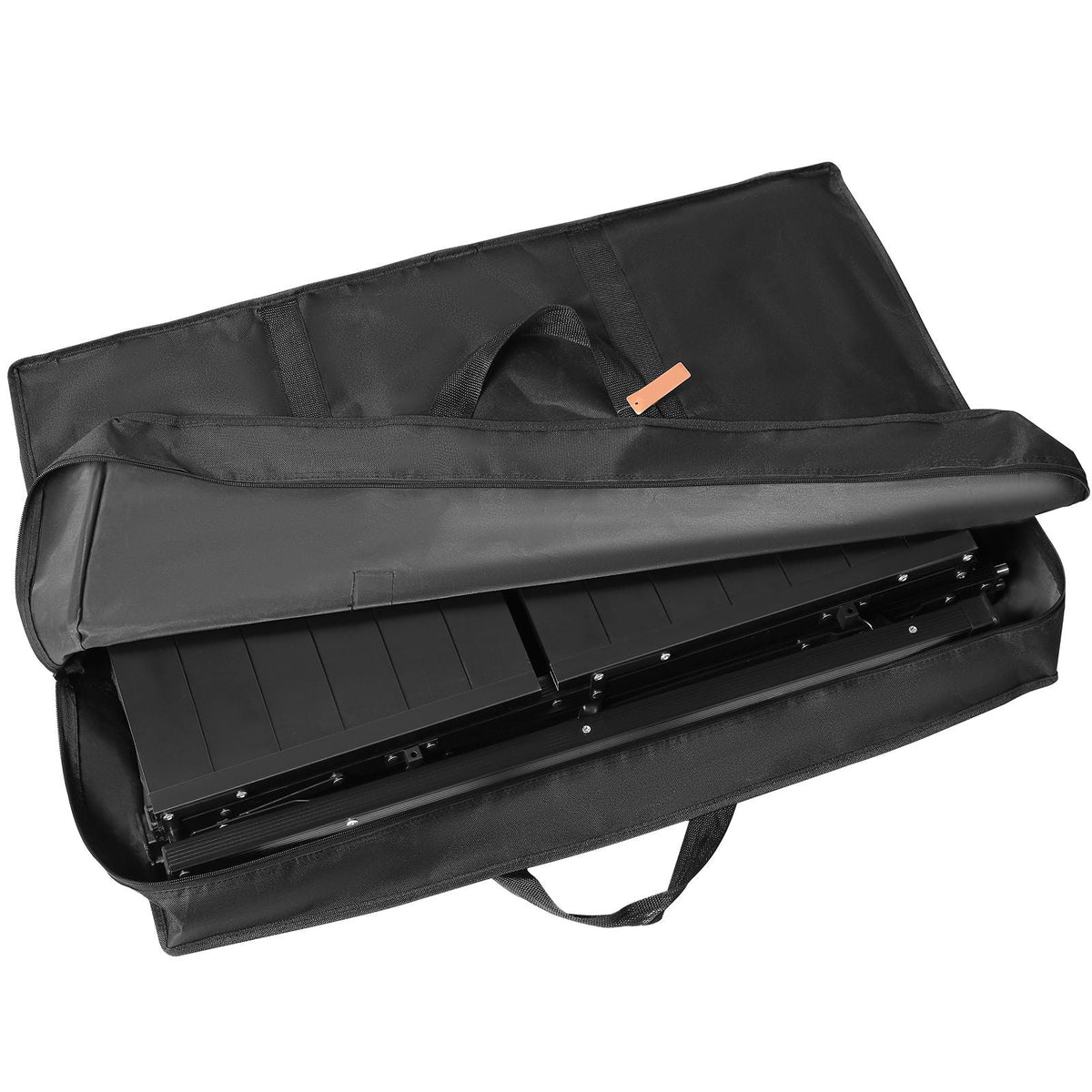 Camping Kitchen Table, One-piece Folding Portable Cook Station with A Carrying Bag, Long Aluminum Camping Table 3 Side Tables, 2 Shelves & A Detachable Sink for Outdoor Picnics, BBQs, Camping