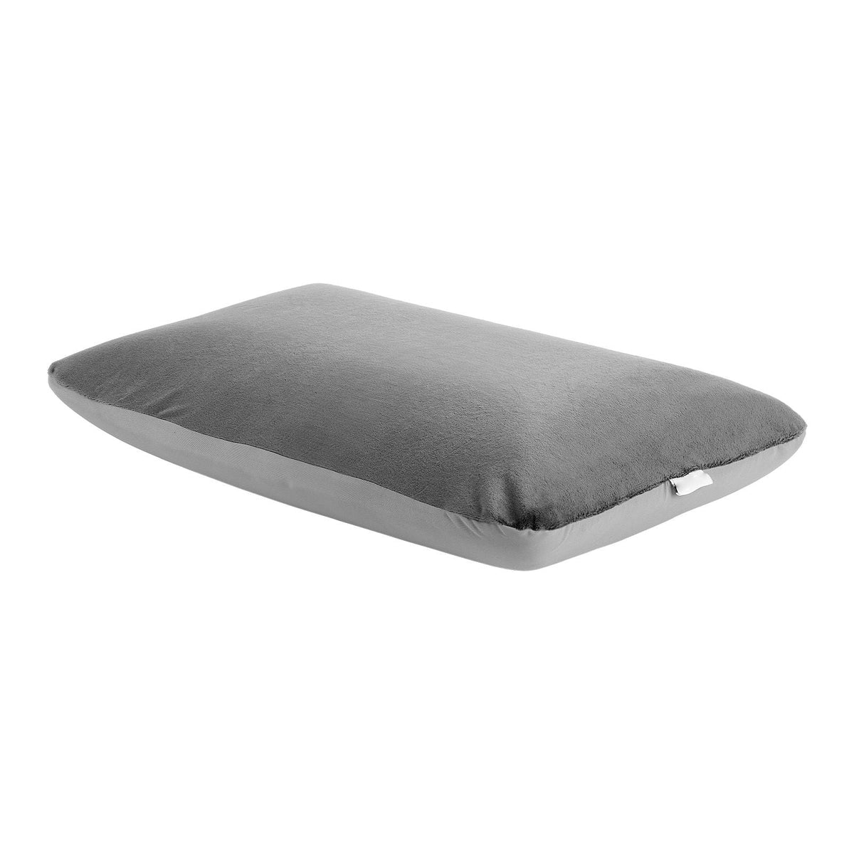 Camping Pillow, Memory Foam Travel Pillow with Double-Sided Cover, Portable Backpacking Pillows with Removable & Washable Cover and Storage Bag, Perfect for Camping, Air Travel, Hiking, Office