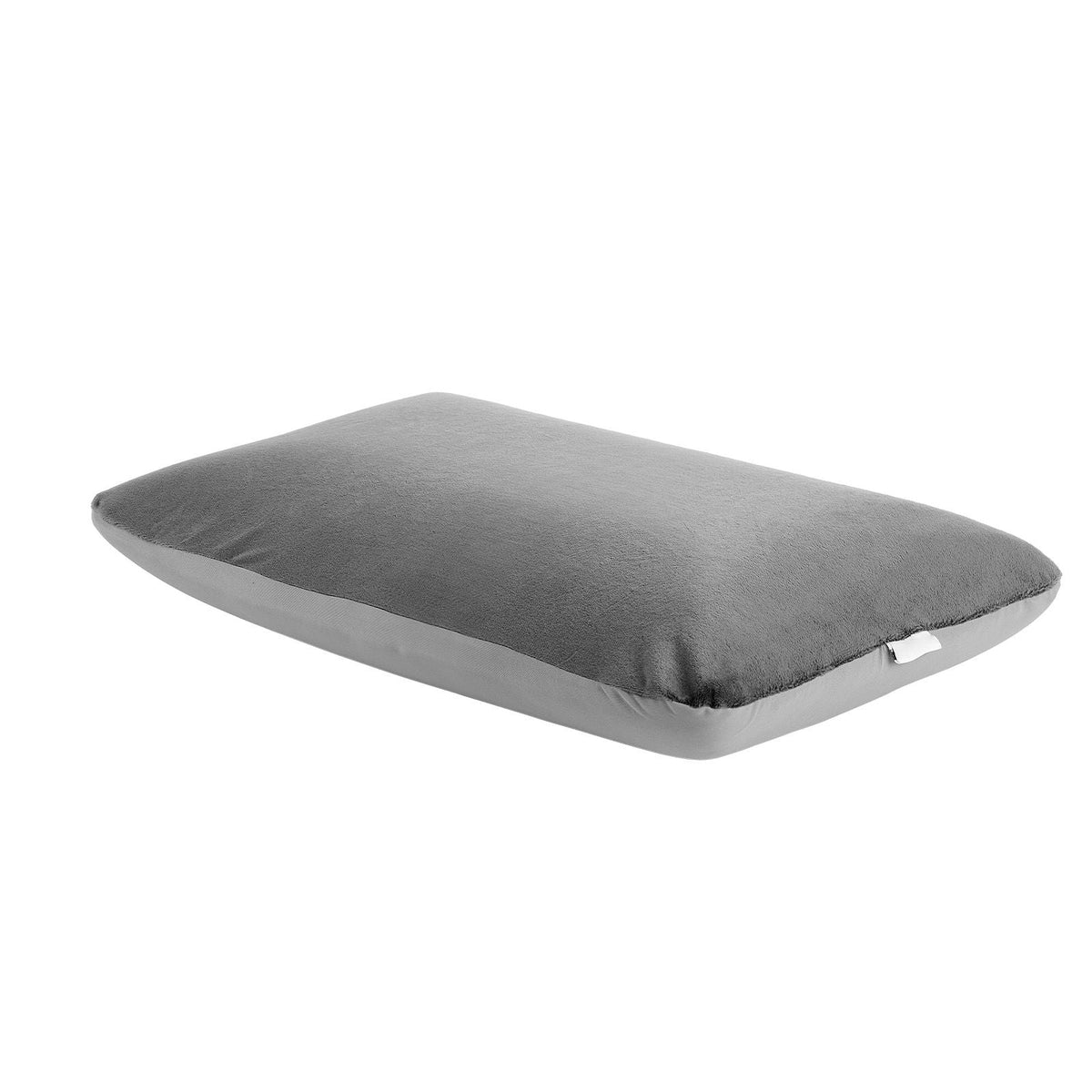 Camping Pillow, Memory Foam Travel Pillow with Double-Sided Cover, Portable Backpacking Pillows with Removable & Washable Cover and Storage Bag, Perfect for Camping, Air Travel, Hiking, Office