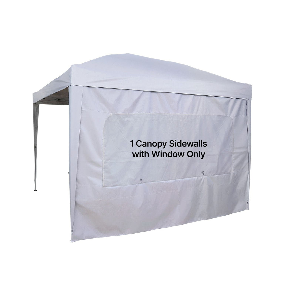Canopy Sidewalls, Fit for 10 x 10 ft Pop Up Canopy Tent, Tent Side Walls with Waterproof and Sunlight Protection Layer for Outdoor Event Tents, Vendor Booths, Camping (1 Sidewall Only, White)